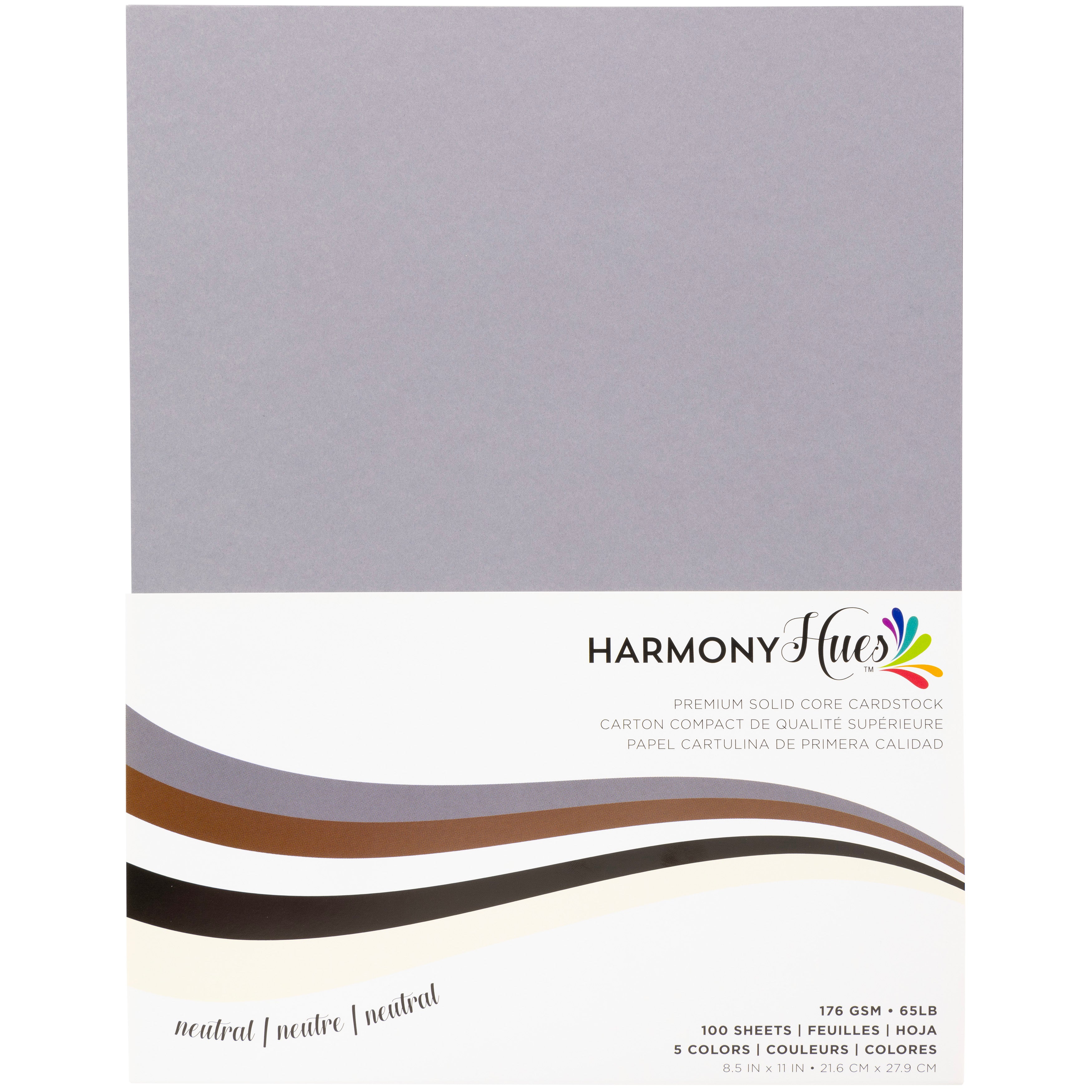 Harmony Hues 65lb Smooth 8.5x11" Cardstock - Assorted Styles