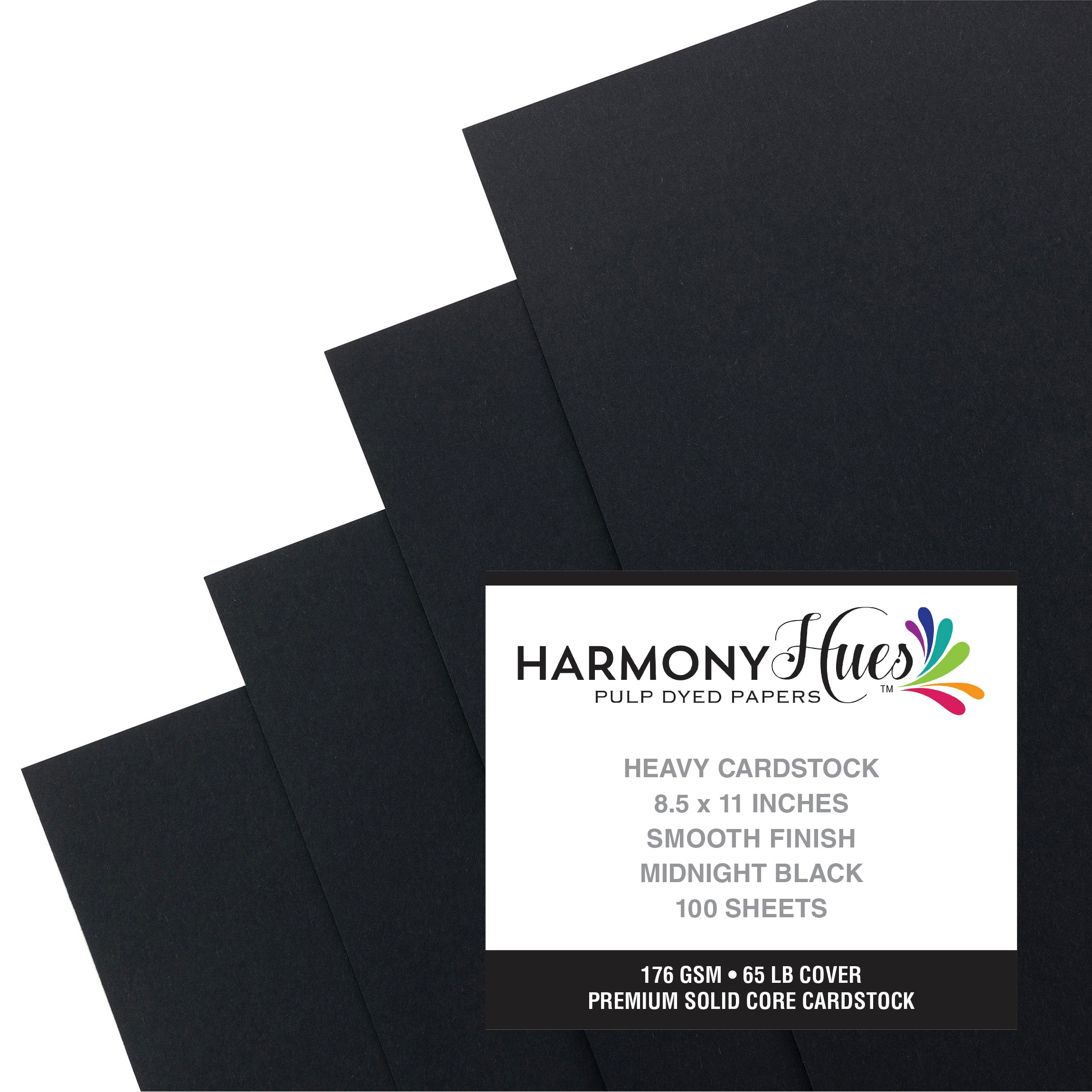 Harmony Hues 65lb Smooth 8.5x11" Cardstock - Assorted Styles