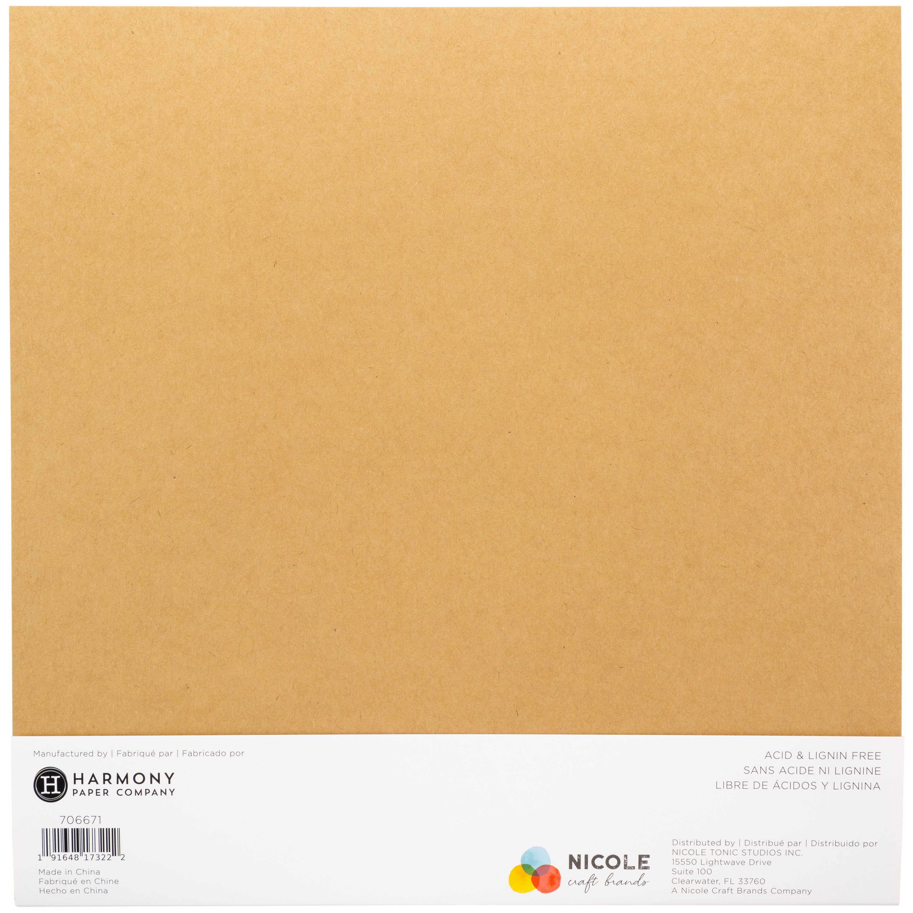 Harmony Hues Smooth 12x12" Cardstock - Assorted Styles