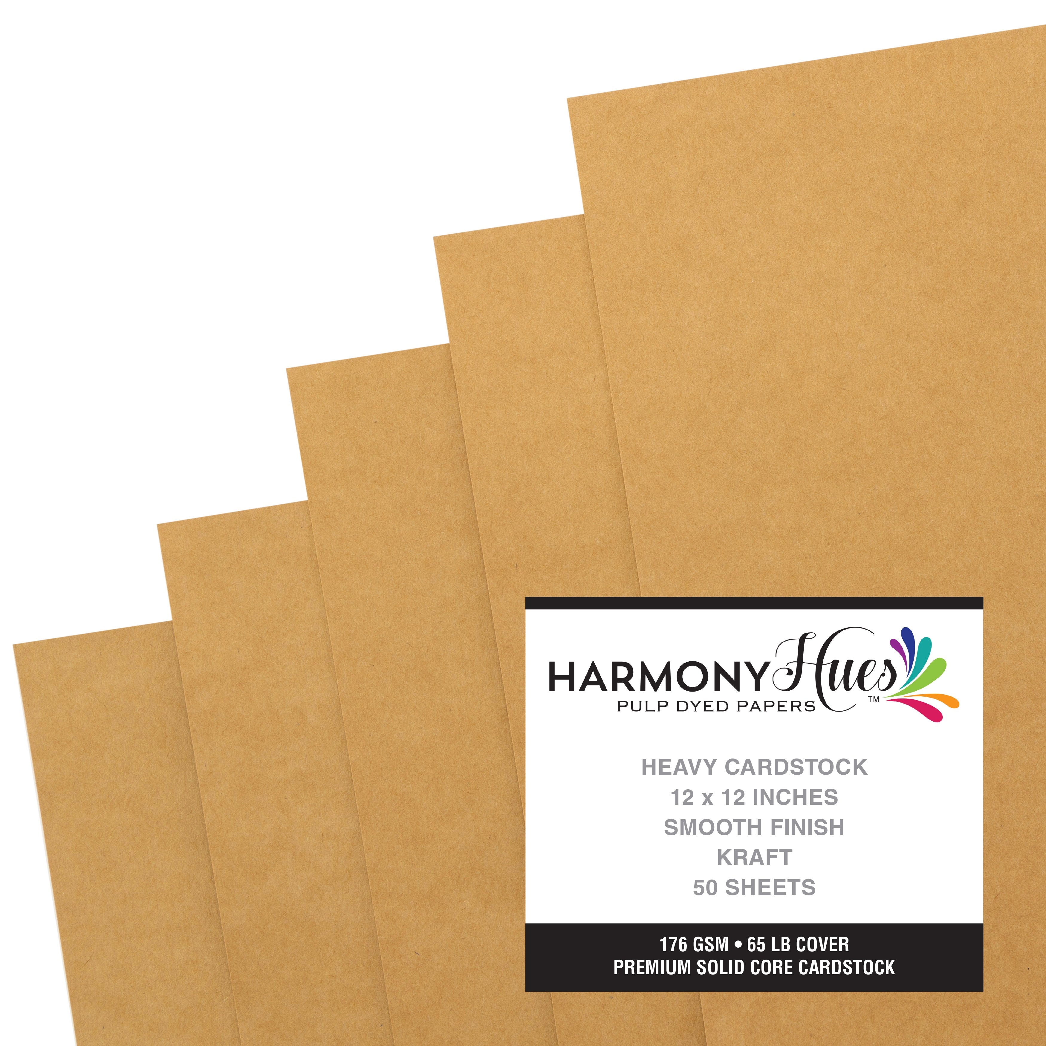 Harmony Hues Smooth 12x12" Cardstock - Assorted Styles