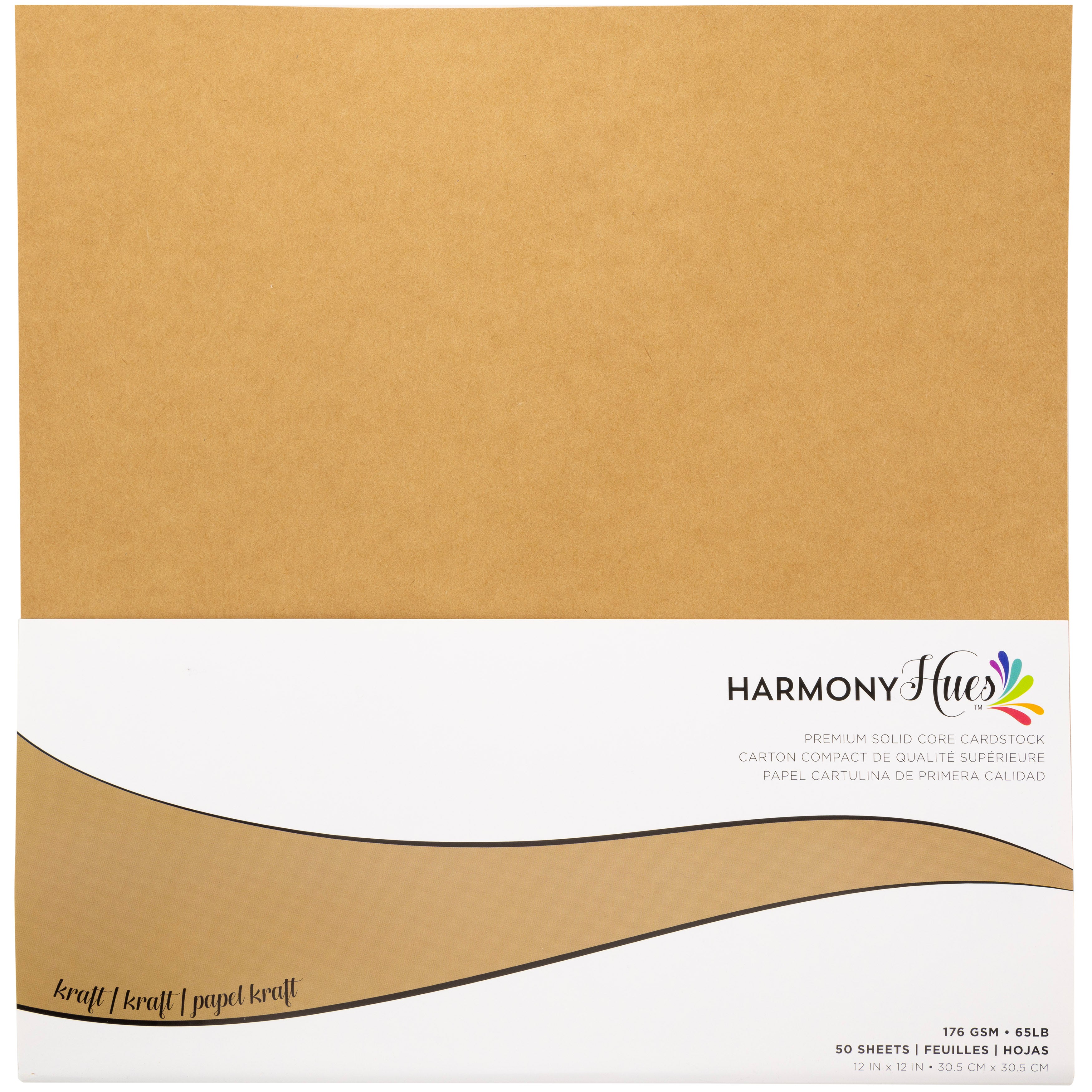 Harmony Hues Smooth 12x12" Cardstock - Assorted Styles