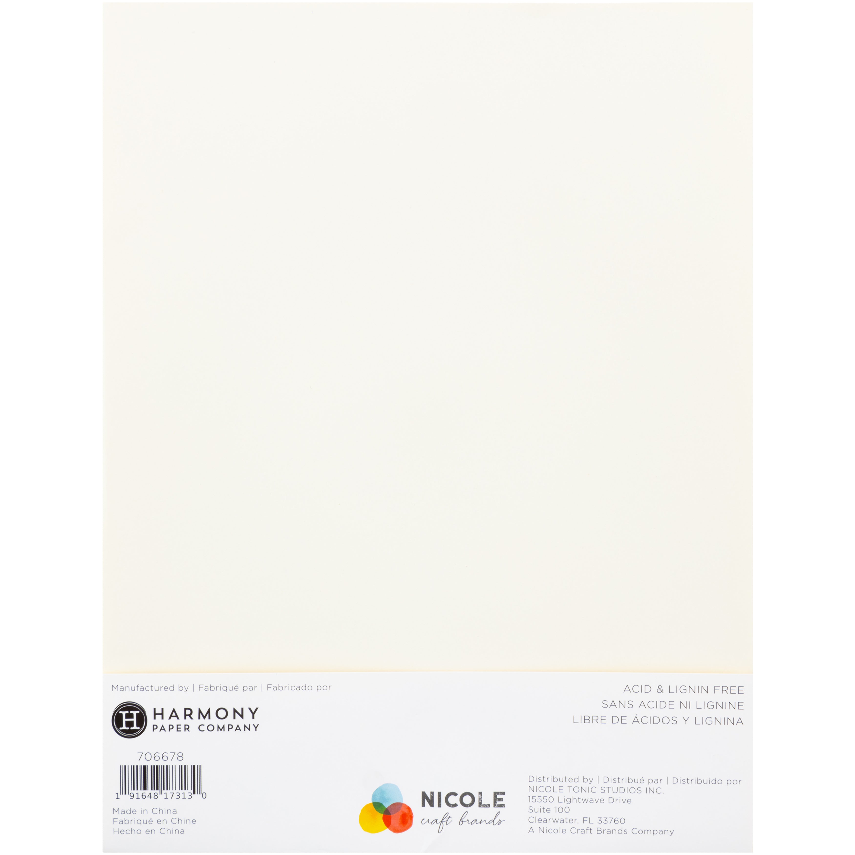 Harmony Hues 65lb Smooth 8.5x11" Cardstock - Assorted Styles
