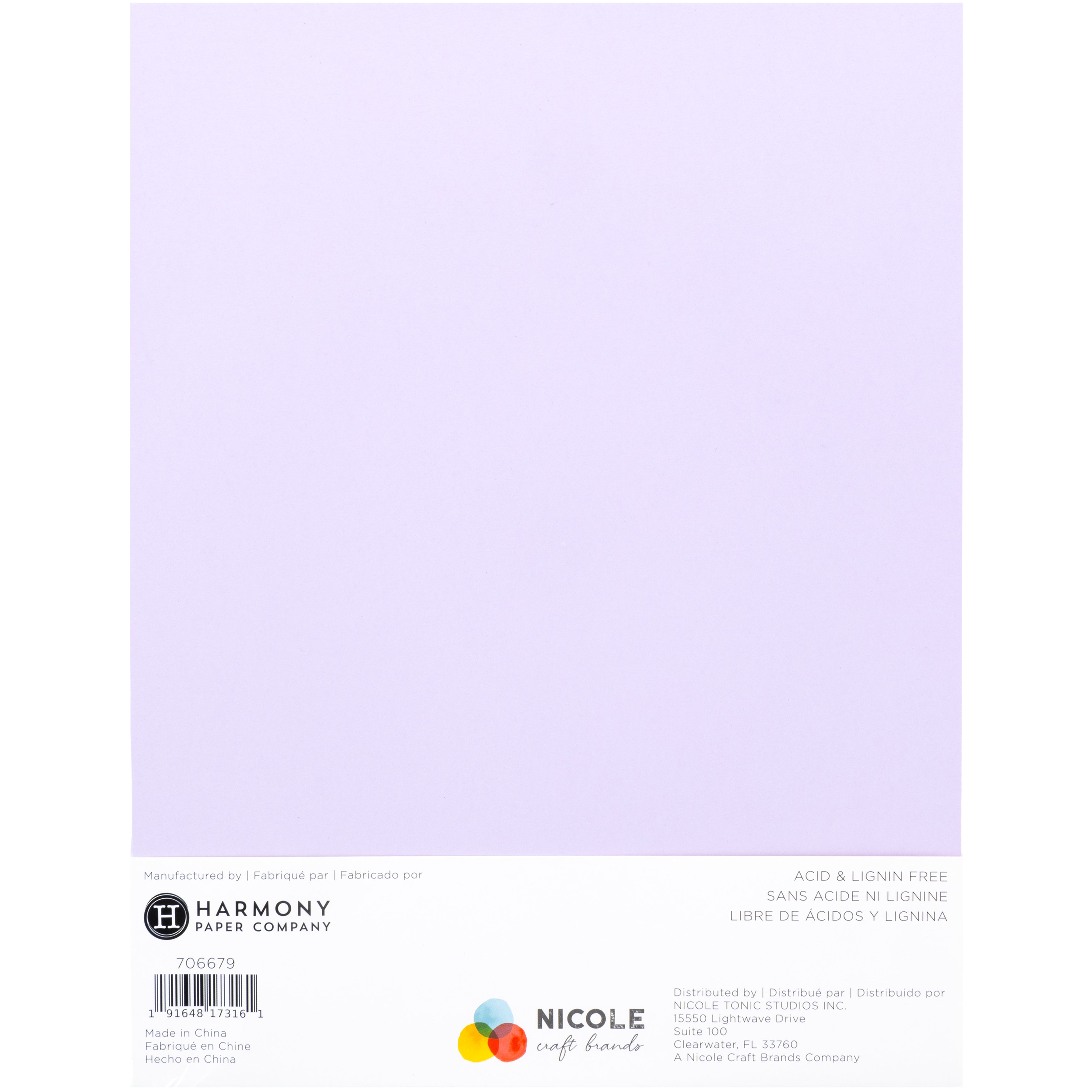 Harmony Hues 65lb Smooth 8.5x11" Cardstock - Assorted Styles