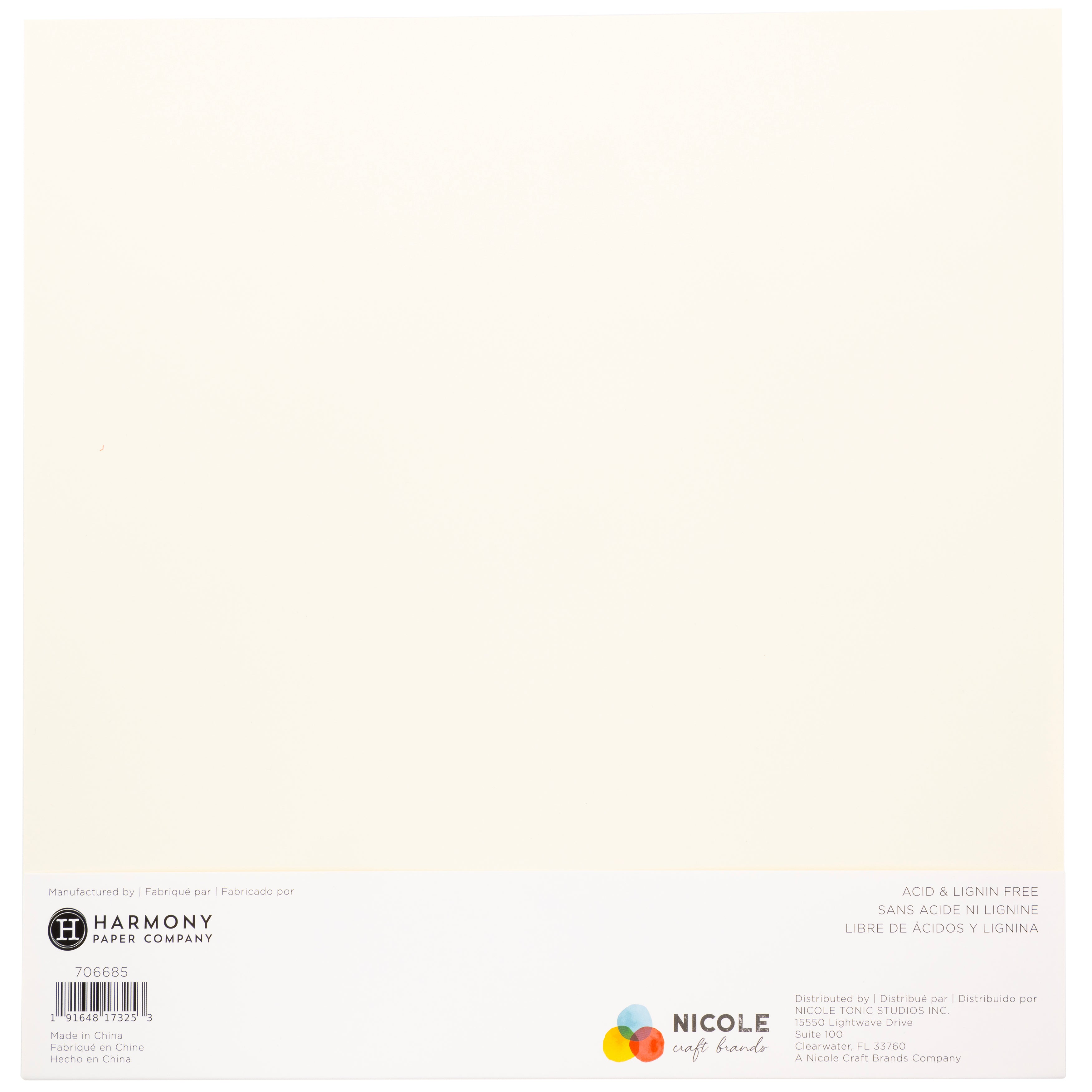 Harmony Hues Smooth 12x12" Cardstock - Assorted Styles