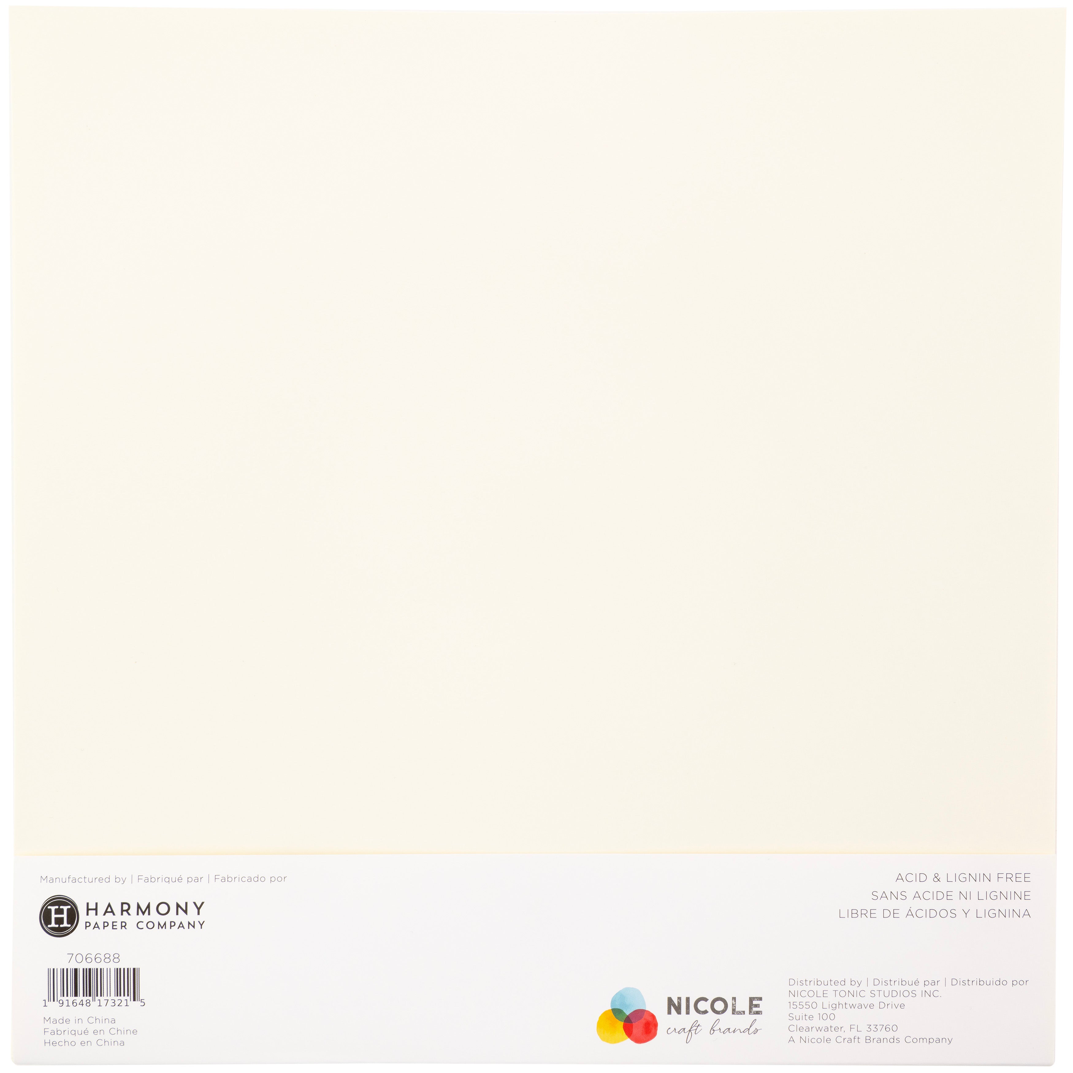 Harmony Hues Smooth 12x12" Cardstock - Assorted Styles