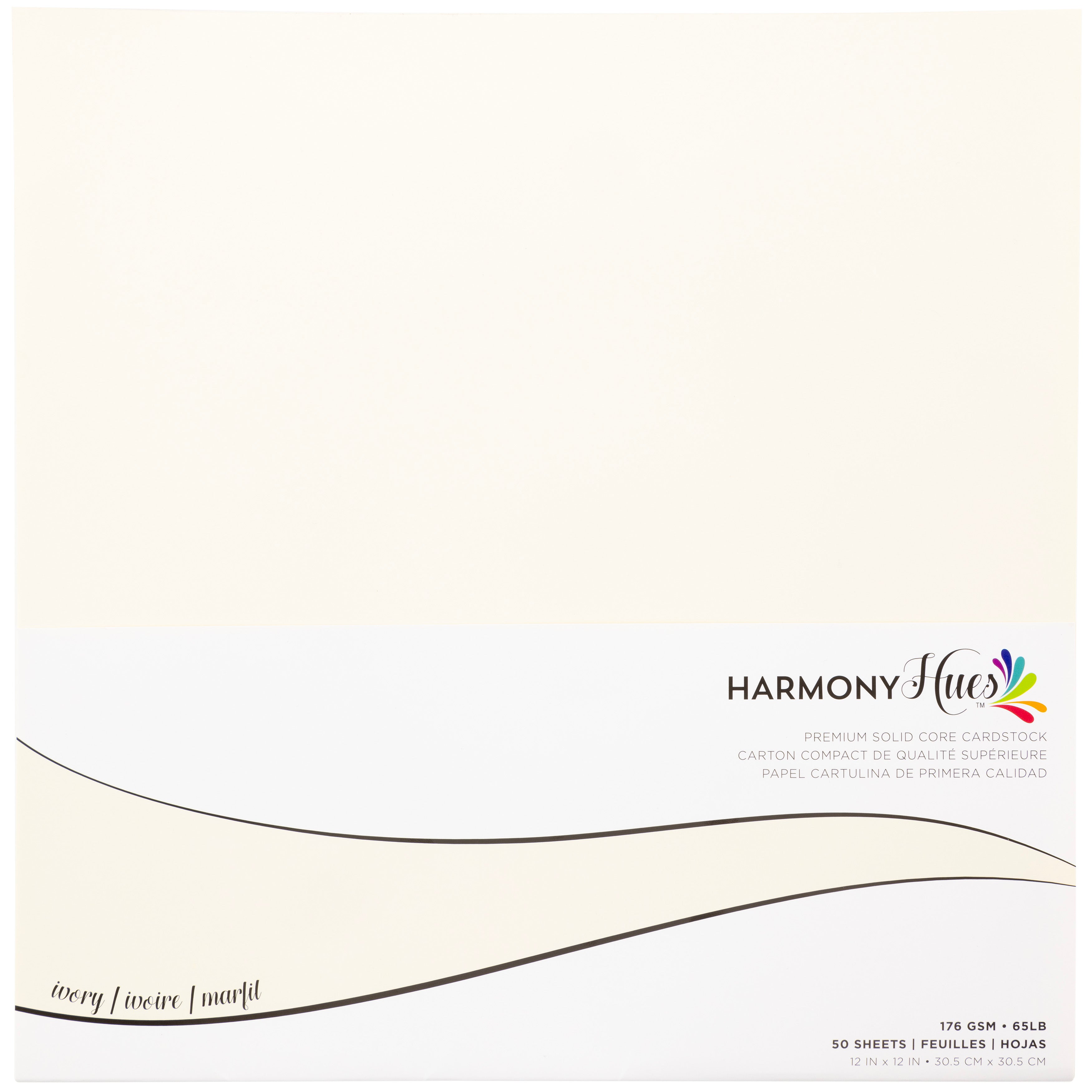 Harmony Hues Smooth 12x12" Cardstock - Assorted Styles