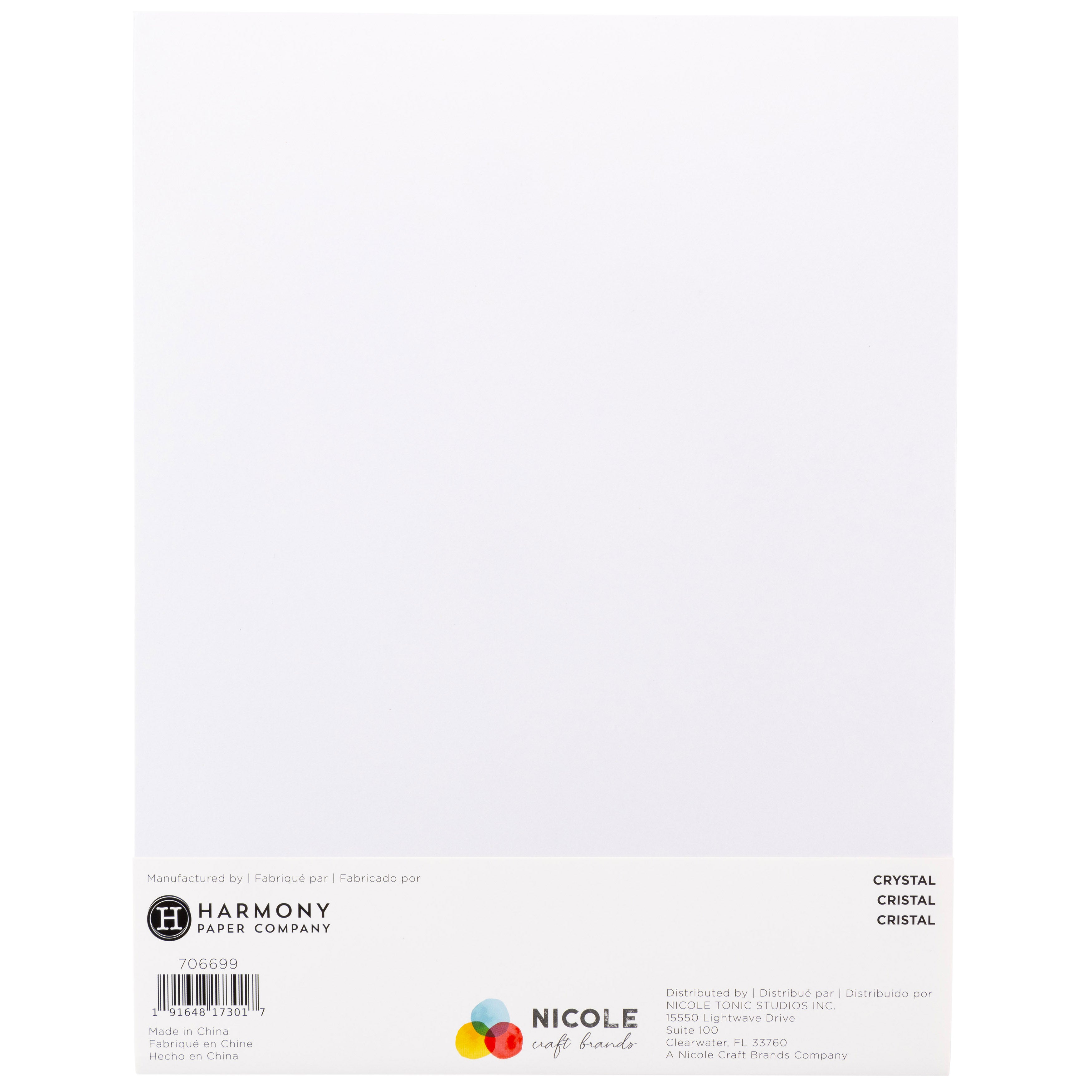 Diamond Chic No-Shed Glitter Cardstock Packs from Harmony Paper - Assorted Styles