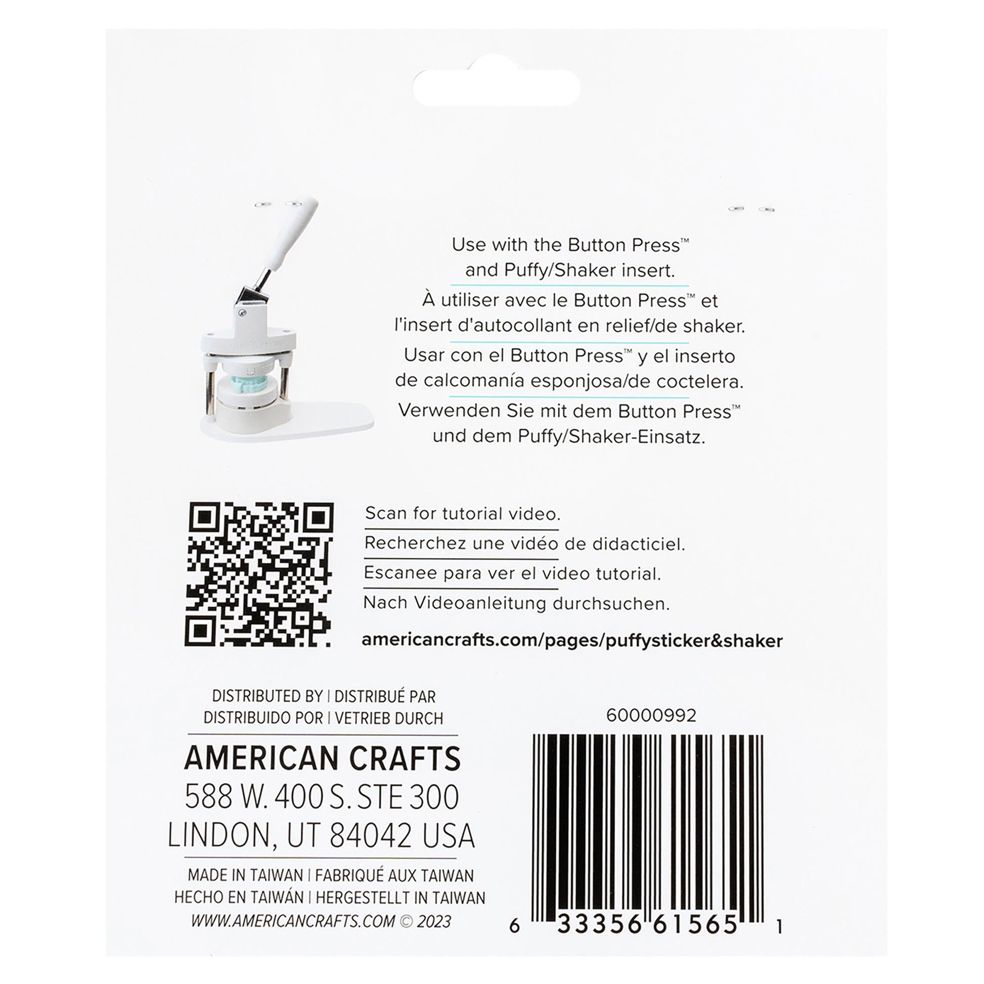 We R Star Button Press Insert and Sticker/Shaker Refills