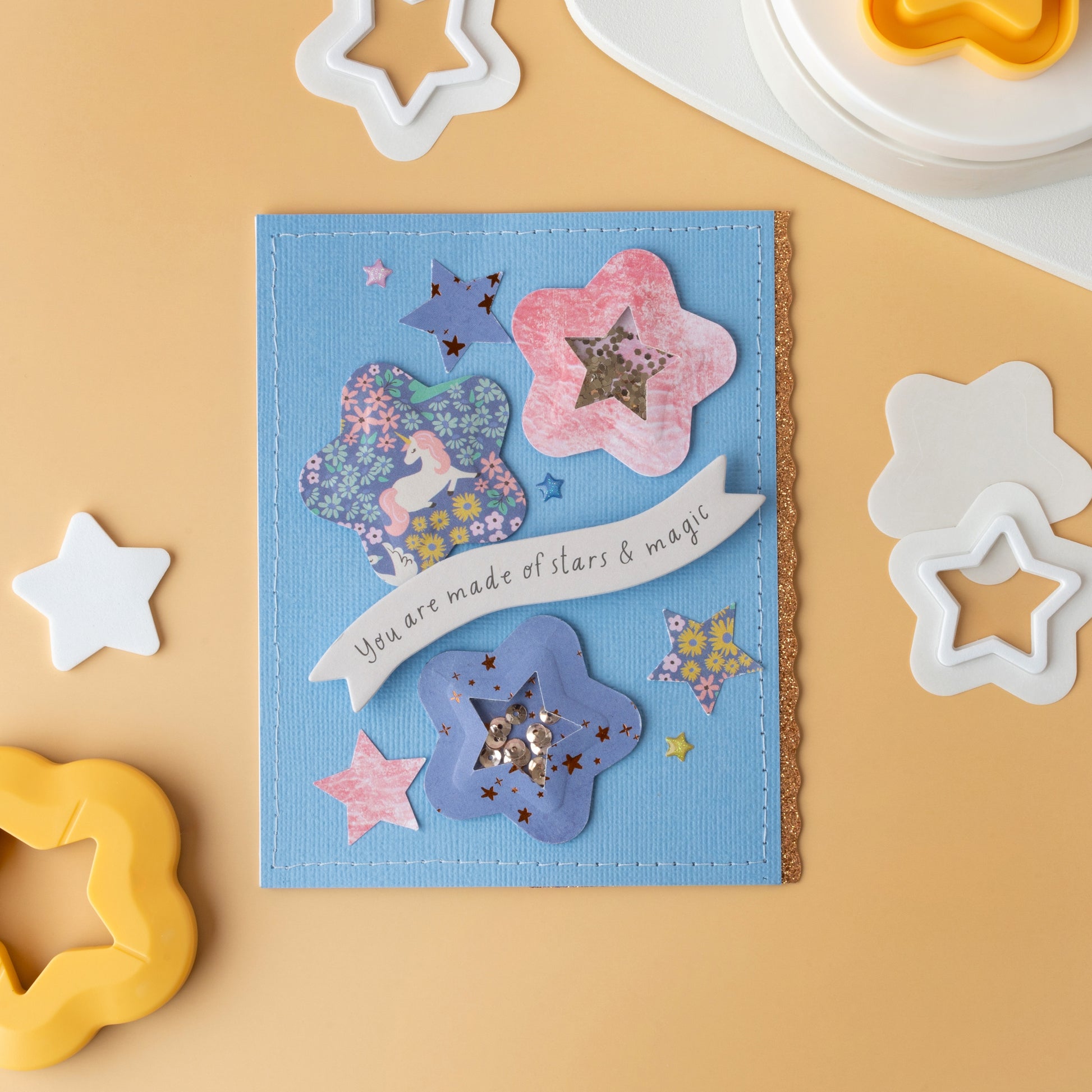 We R Star Button Press Insert and Sticker/Shaker Refills
