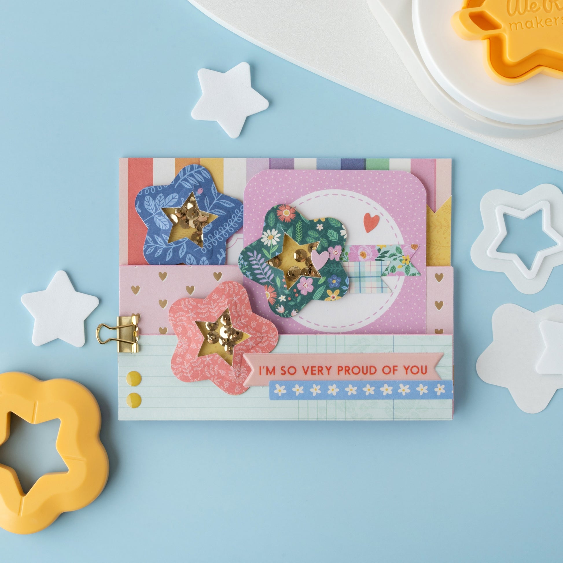 We R Star Button Press Insert and Sticker/Shaker Refills