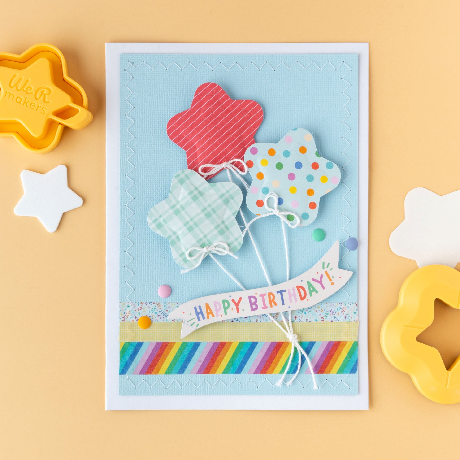 We R Star Button Press Insert and Sticker/Shaker Refills