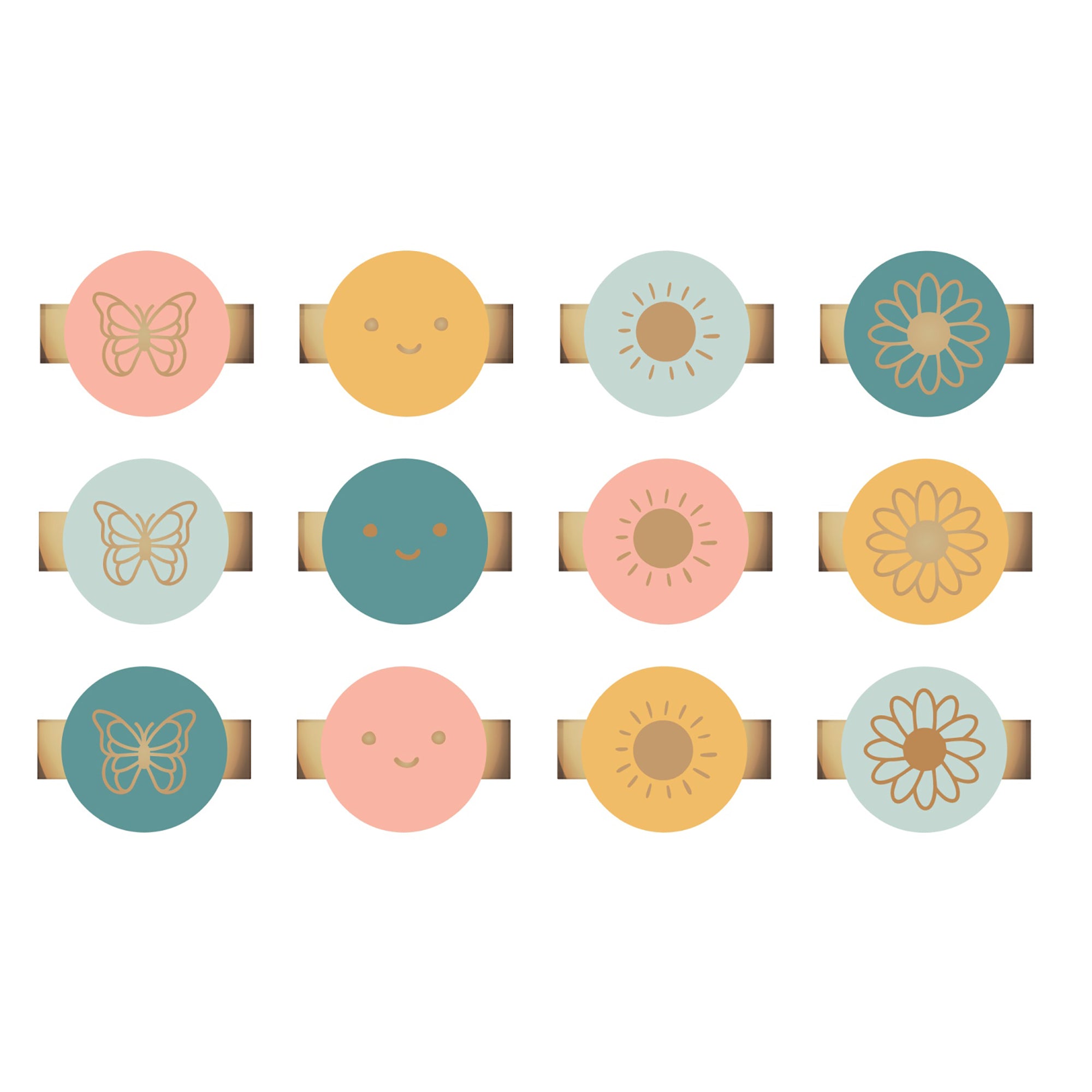 We R Charm Stapler Charm Packs - 12 Charms, Assorted Styles