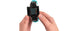 Detail image of top view of We R Makers Crop-A-Dile 1/4" & 1/2" Corner Chomper Punch