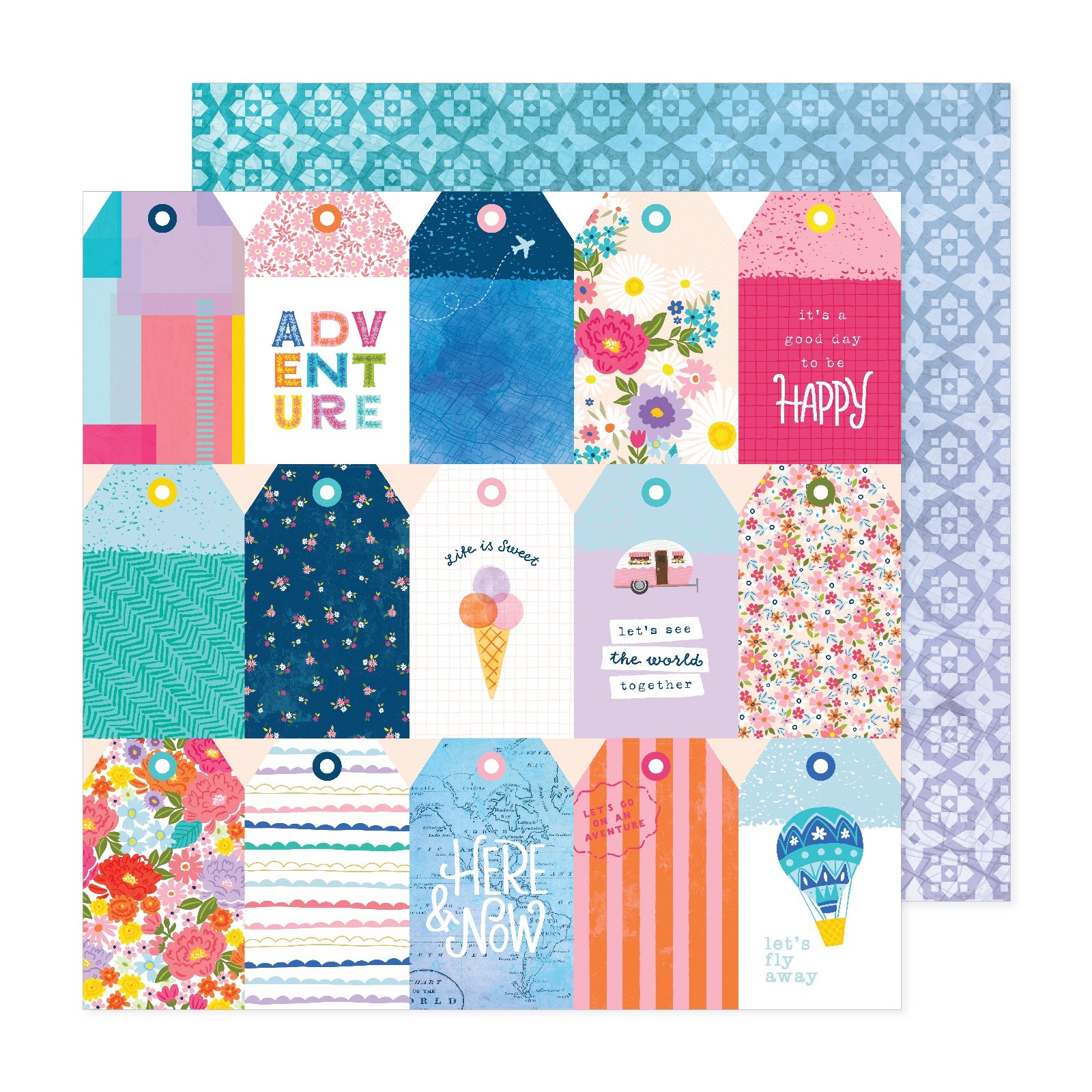 Paige Evans Adventurous Double-Sided 12x12" Cardstock Packs