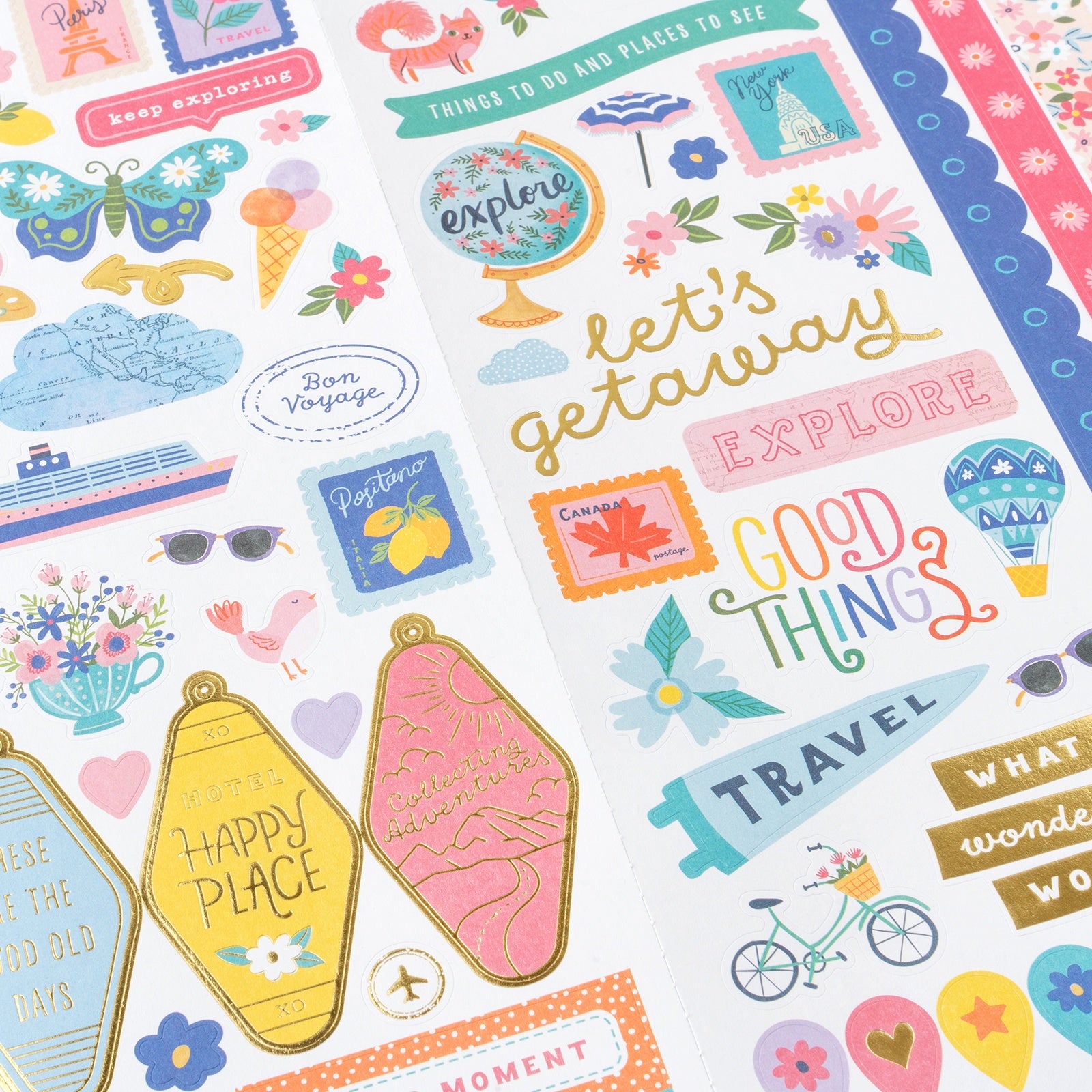 Paige Evans Adventurous Cardstock Stickers Set