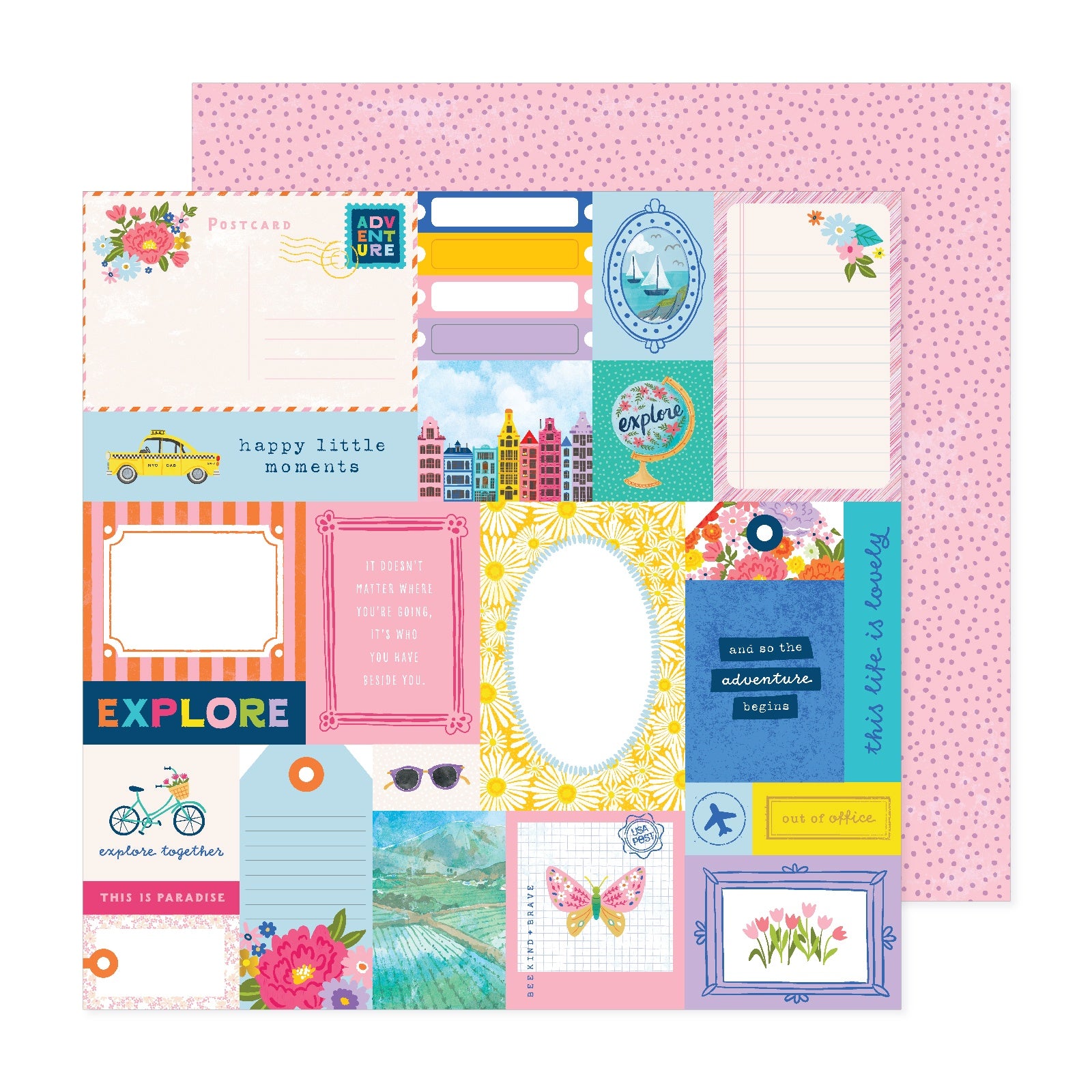 Paige Evans Adventurous Double-Sided 12x12" Cardstock Packs