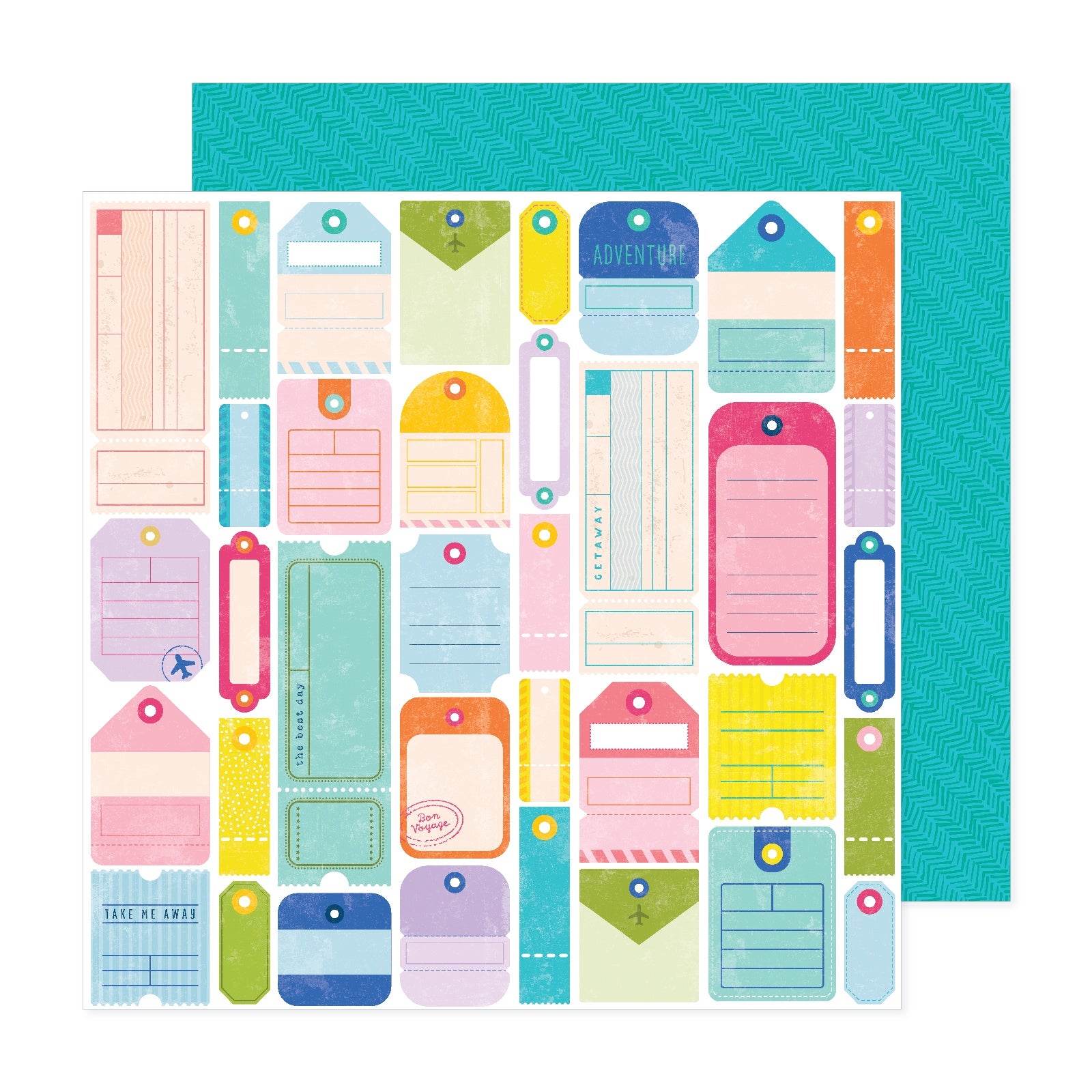 Paige Evans Adventurous Double-Sided 12x12" Cardstock Packs