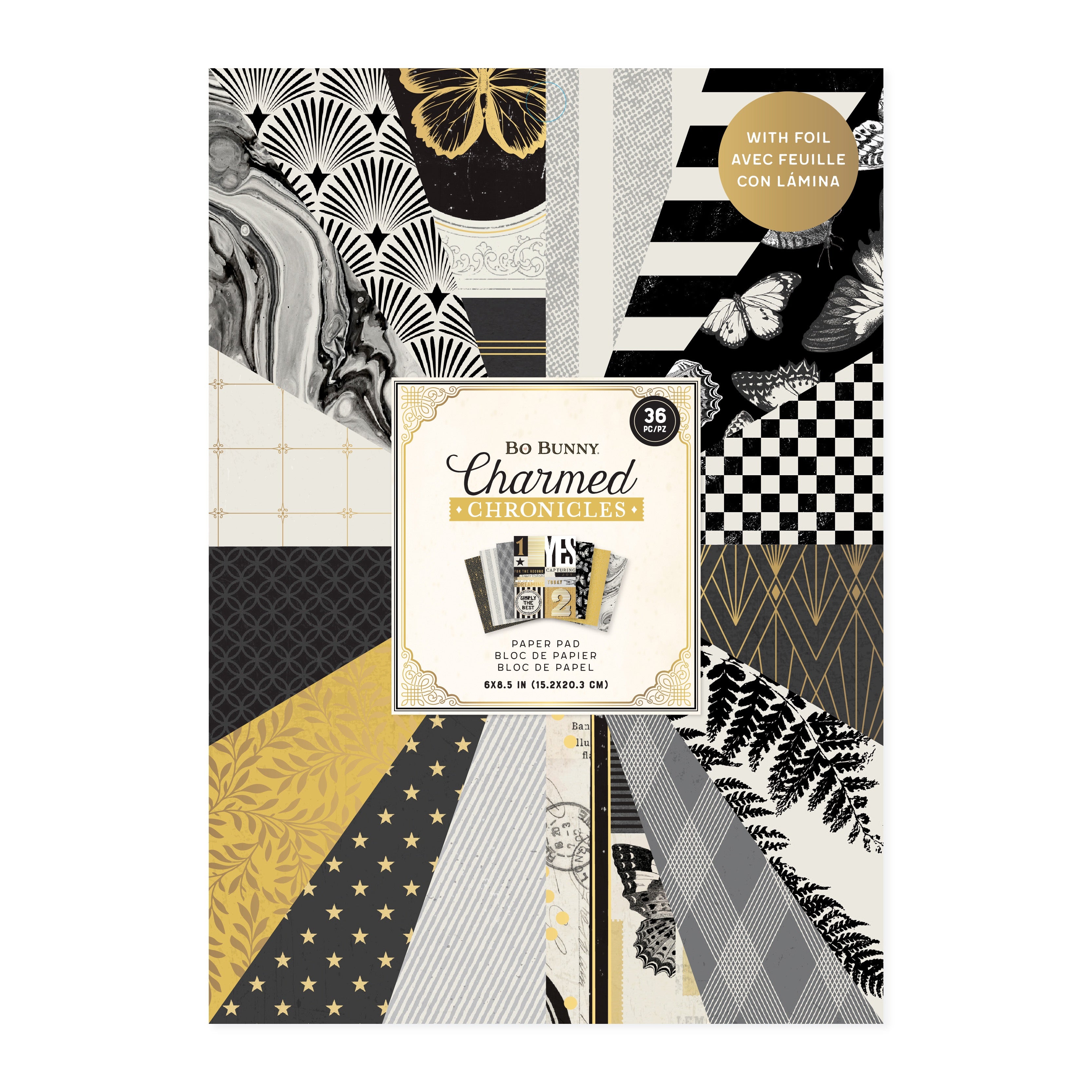 BoBunny Charmed Chronicles Double-Sided 6x8" Paper Pad