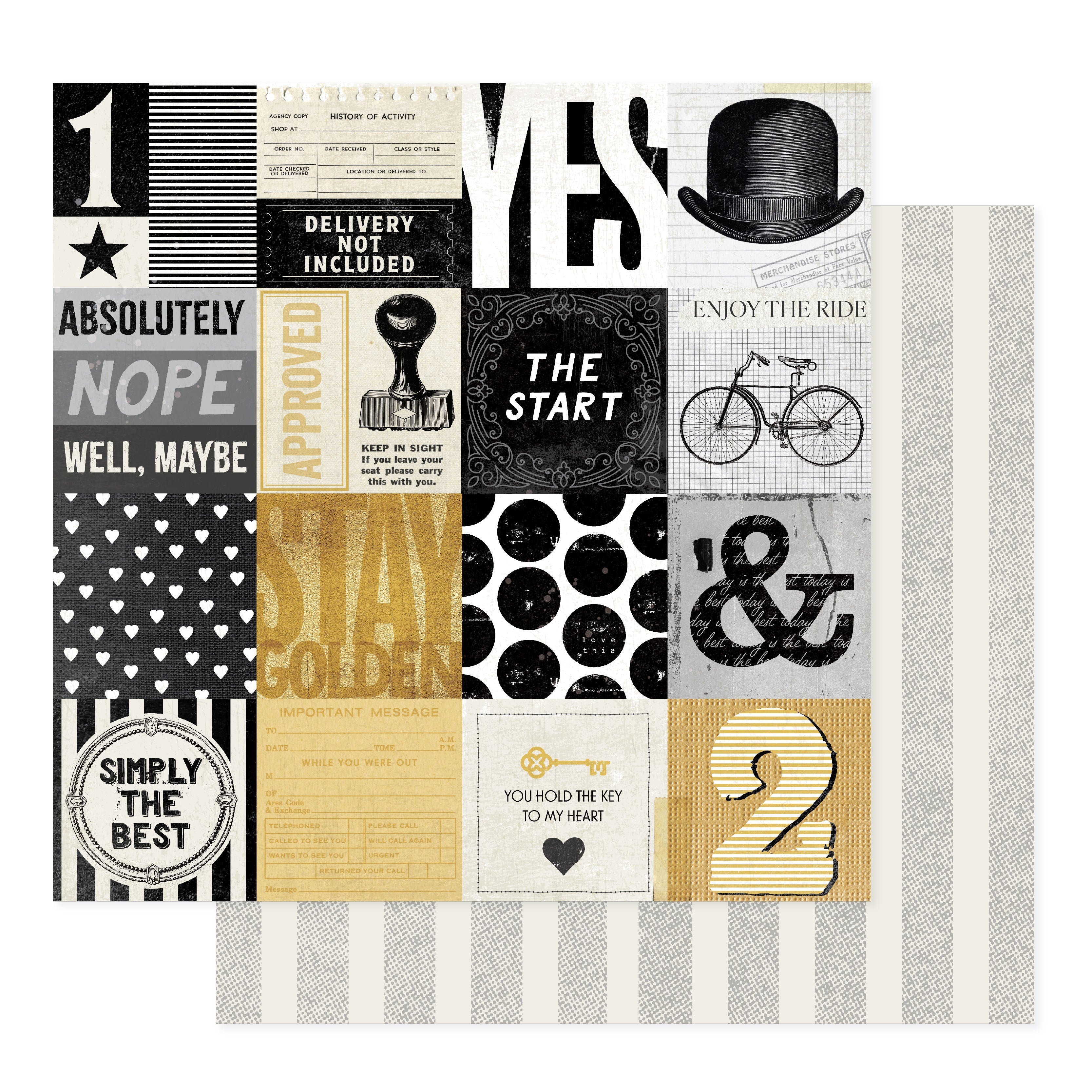 Bo Bunny Charmed Chronicles 12x12" Double-Sided Cardstock, 25 sheets - Available in Assorted Styles