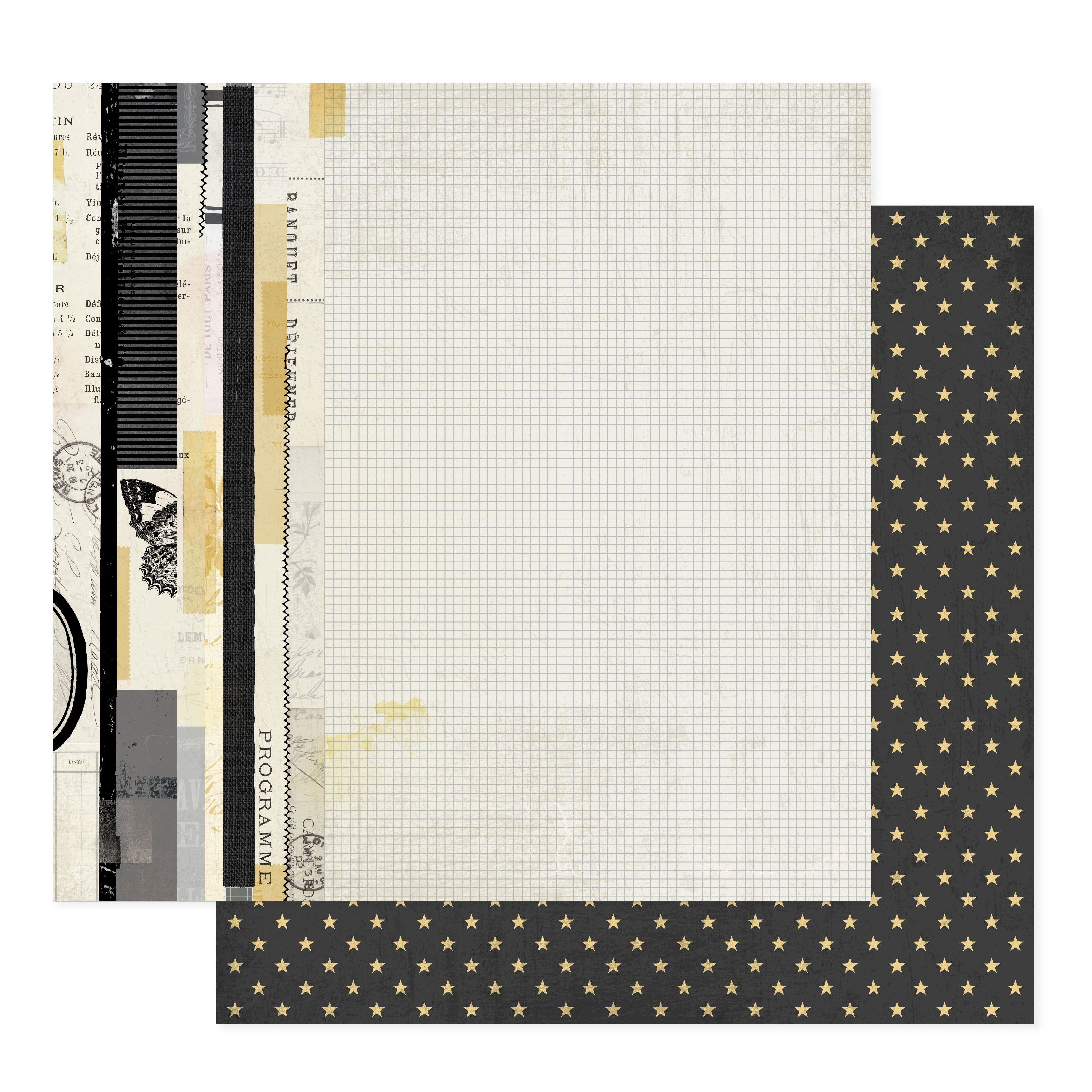 Bo Bunny Charmed Chronicles 12x12" Double-Sided Cardstock, 25 sheets - Available in Assorted Styles