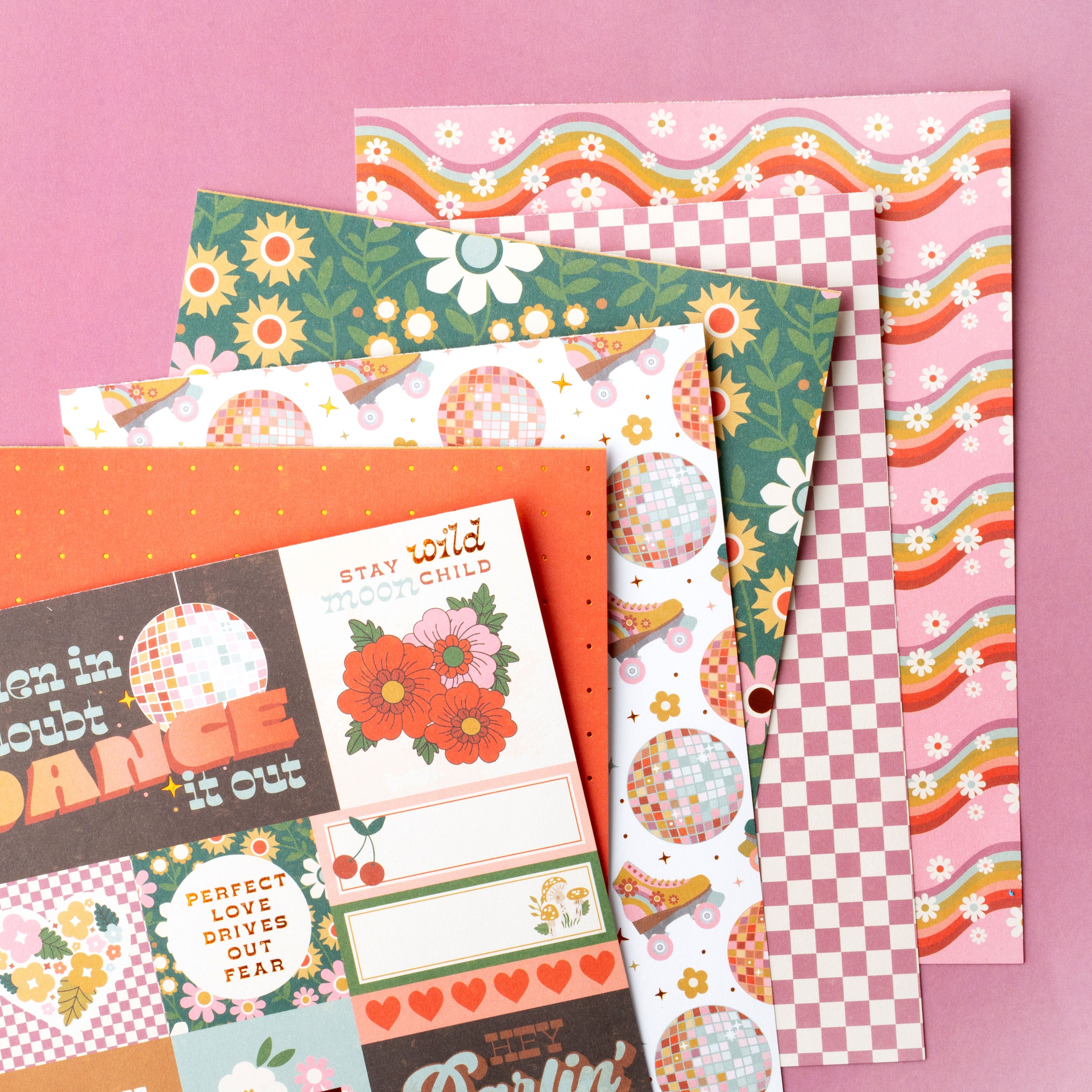 Jen Hadfield Groovy Darlin' Single-Sided 6x8" Paper Pad