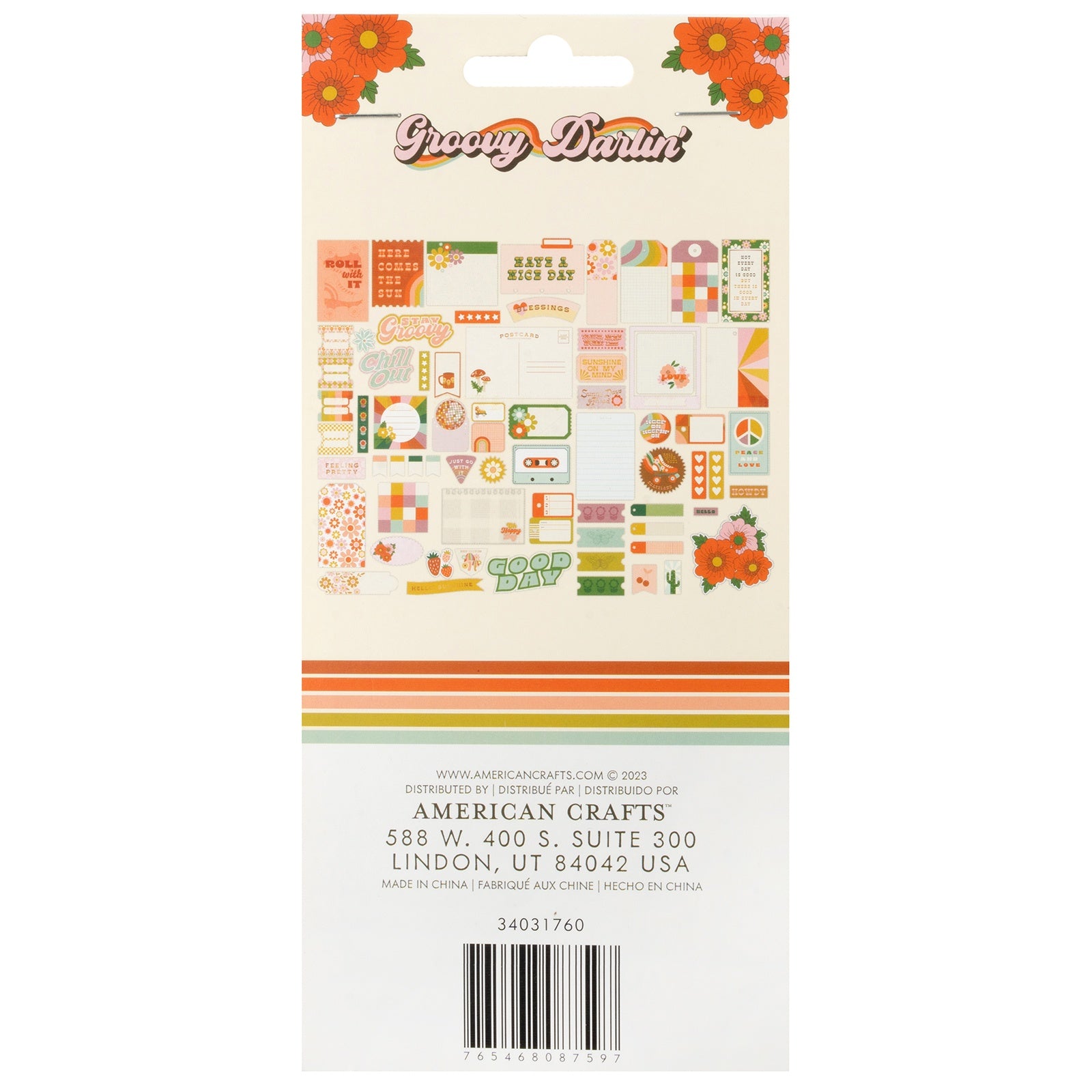 Jen Hadfield Groovy Darlin' Ephemera - Journaling