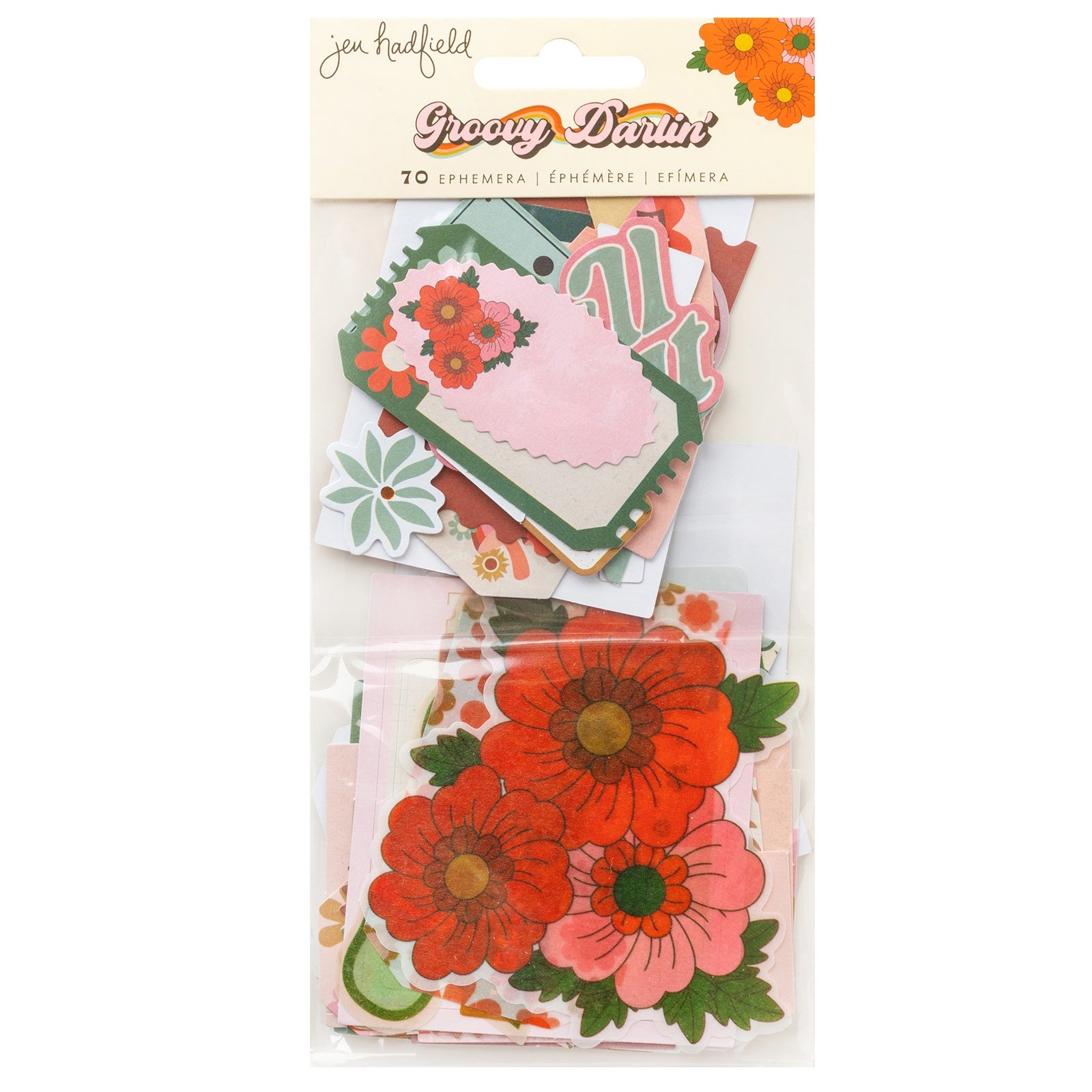 Jen Hadfield Groovy Darlin' Ephemera - Journaling