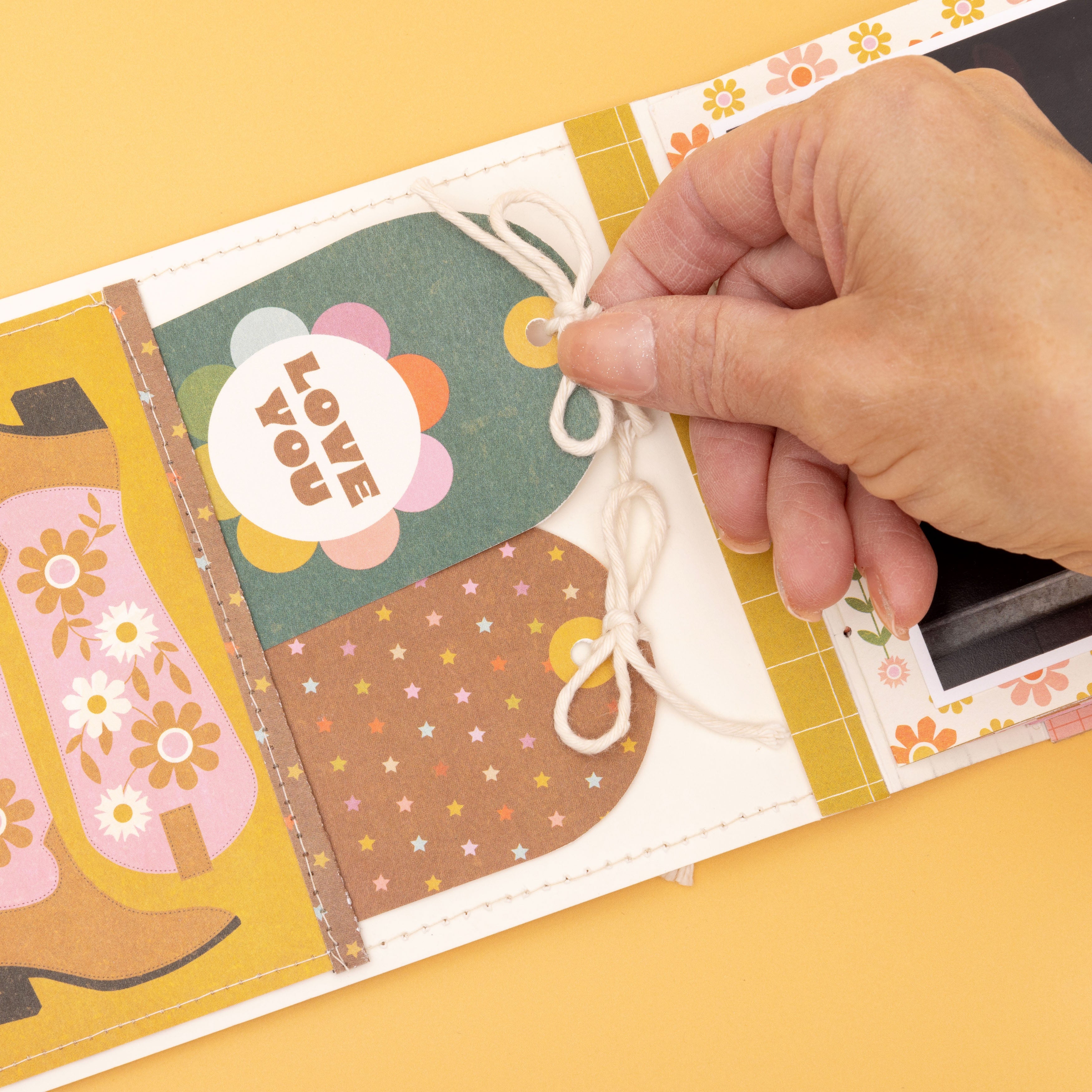 Jen Hadfield Groovy Darlin' Single-Sided 12x12" Paper Pad-48 Sheets