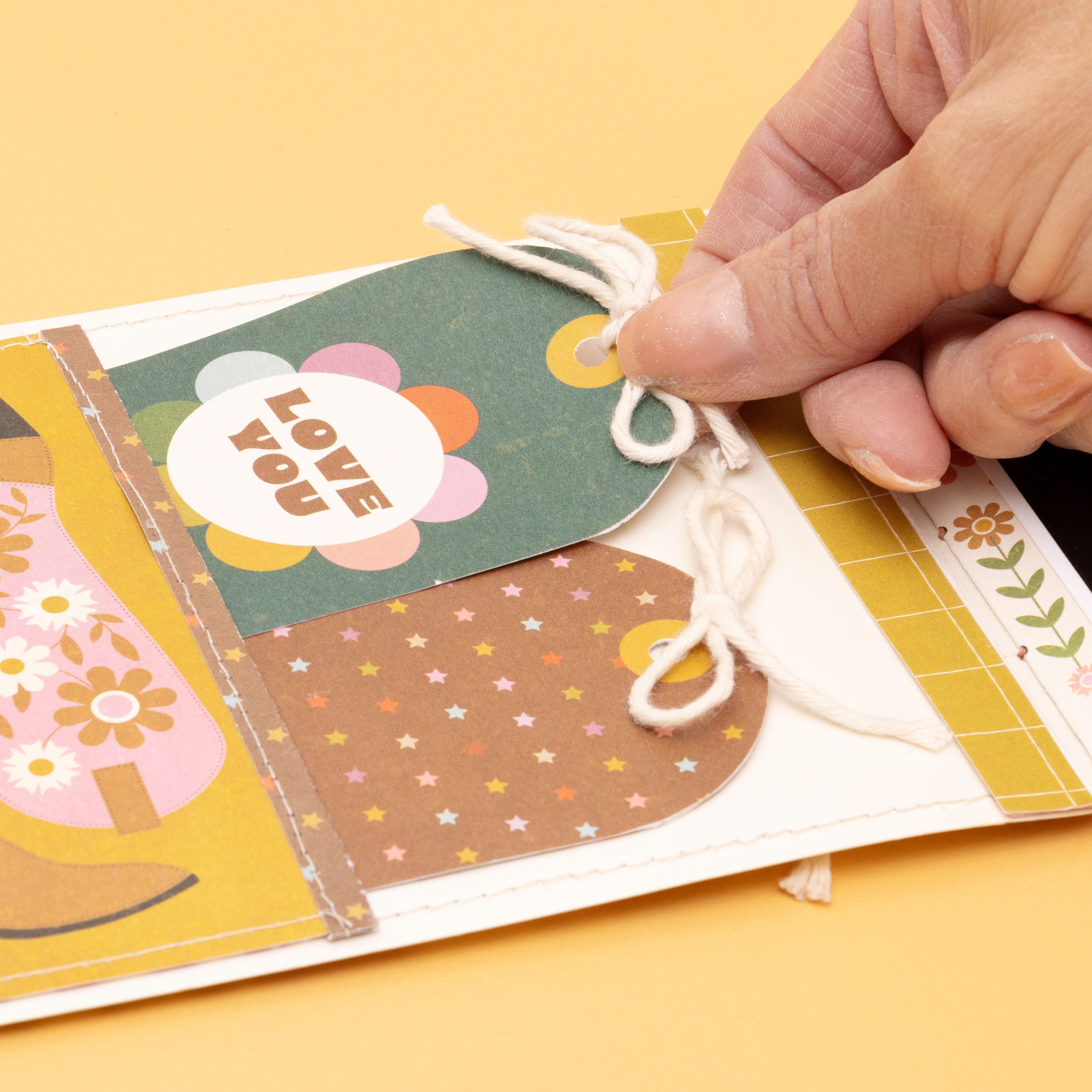 Jen Hadfield Groovy Darlin' Single-Sided 12x12" Paper Pad-48 Sheets