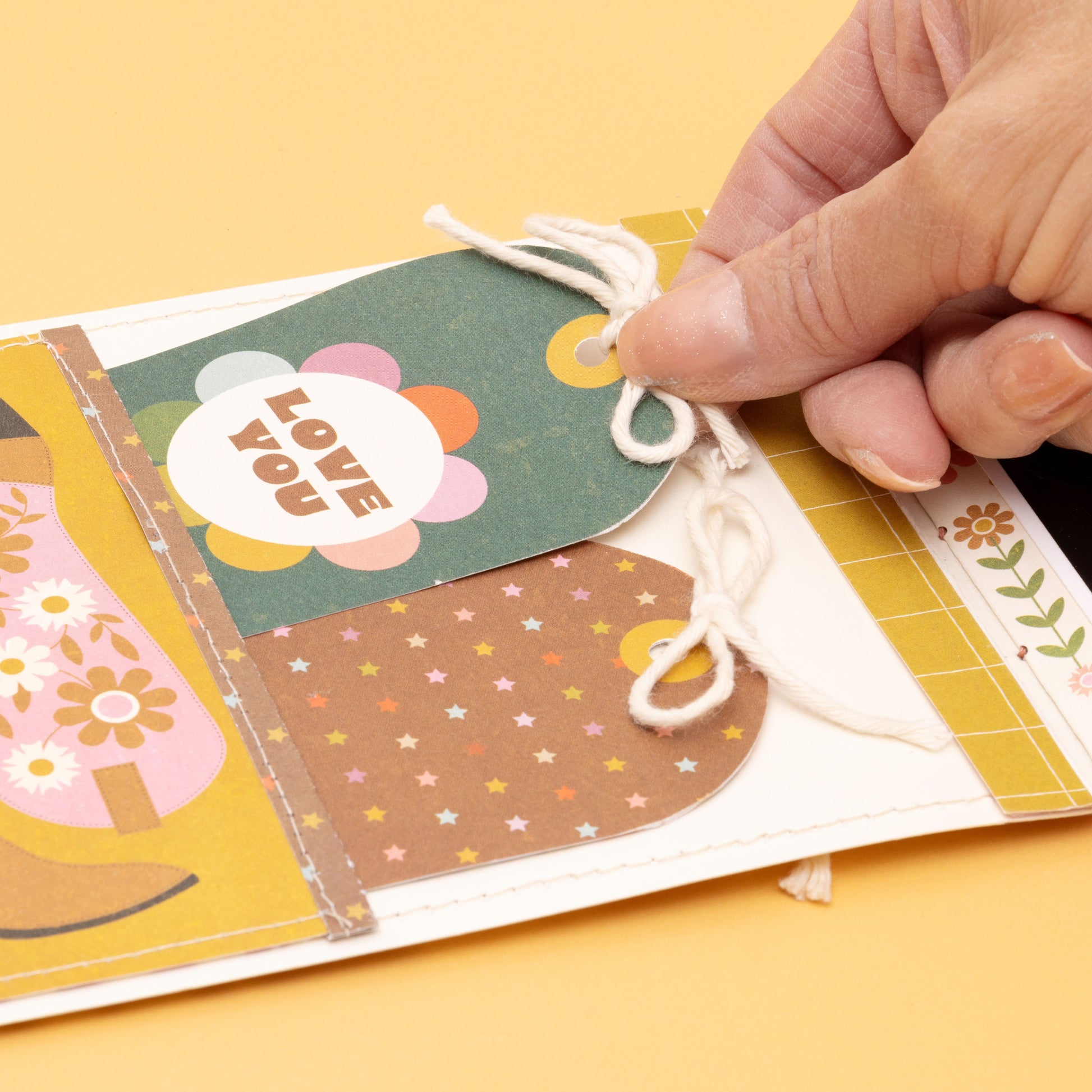 Jen Hadfield Groovy Darlin' Single-Sided 12x12" Paper Pad-48 Sheets