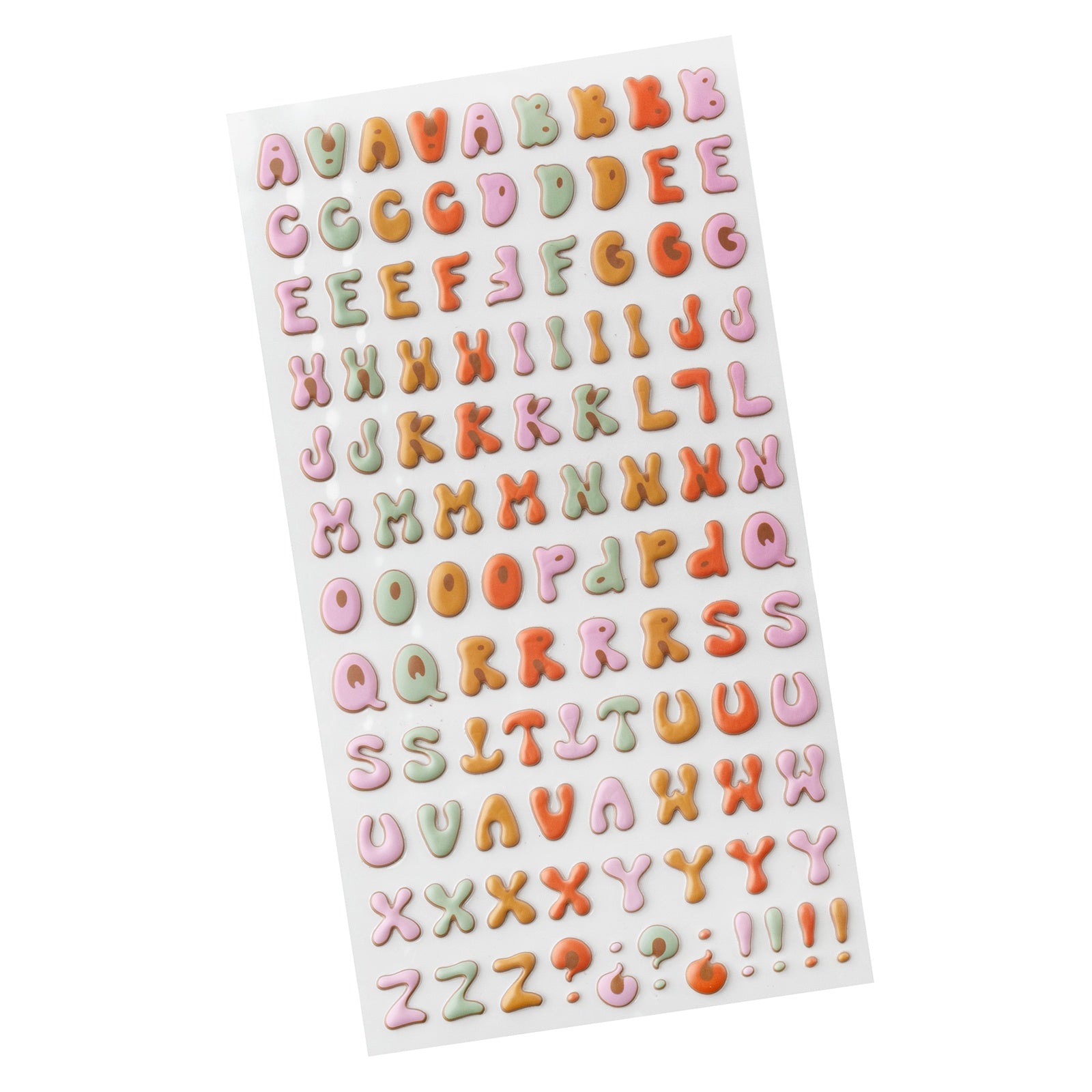 Jen Hadfield Groovy Darlin' Puffy Stickers - Alphabet