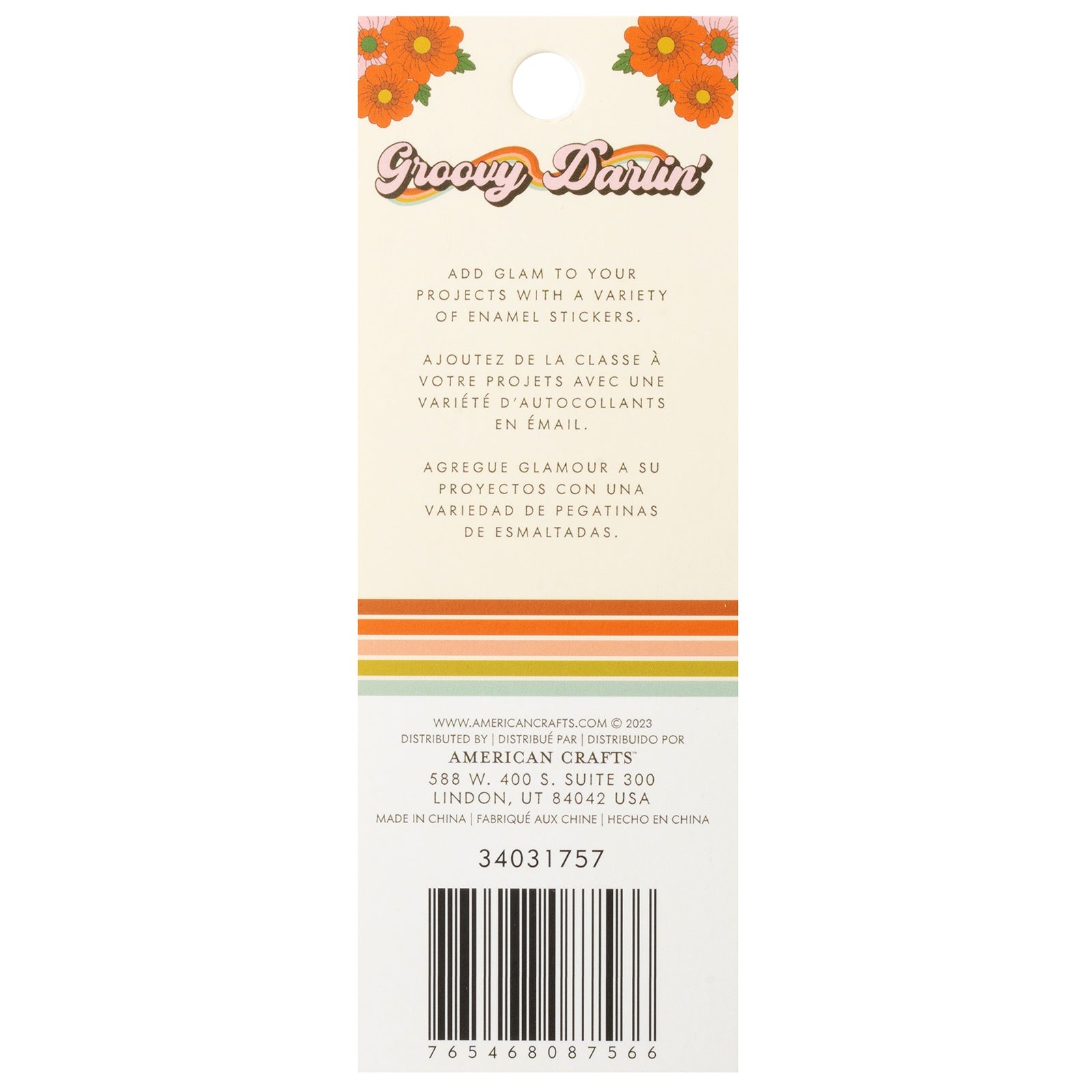 Jen Hadfield Groovy Darlin' Enamel Dots - 50 Pieces