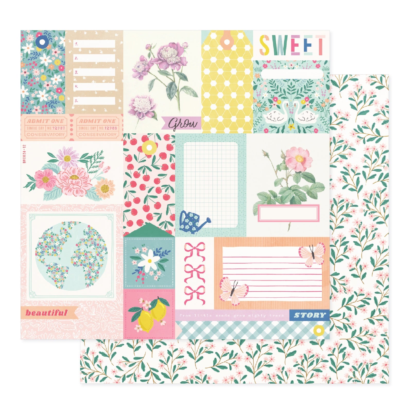 Bea Valint Sketchbook 12x12" Double-Sided Cardstock Packs