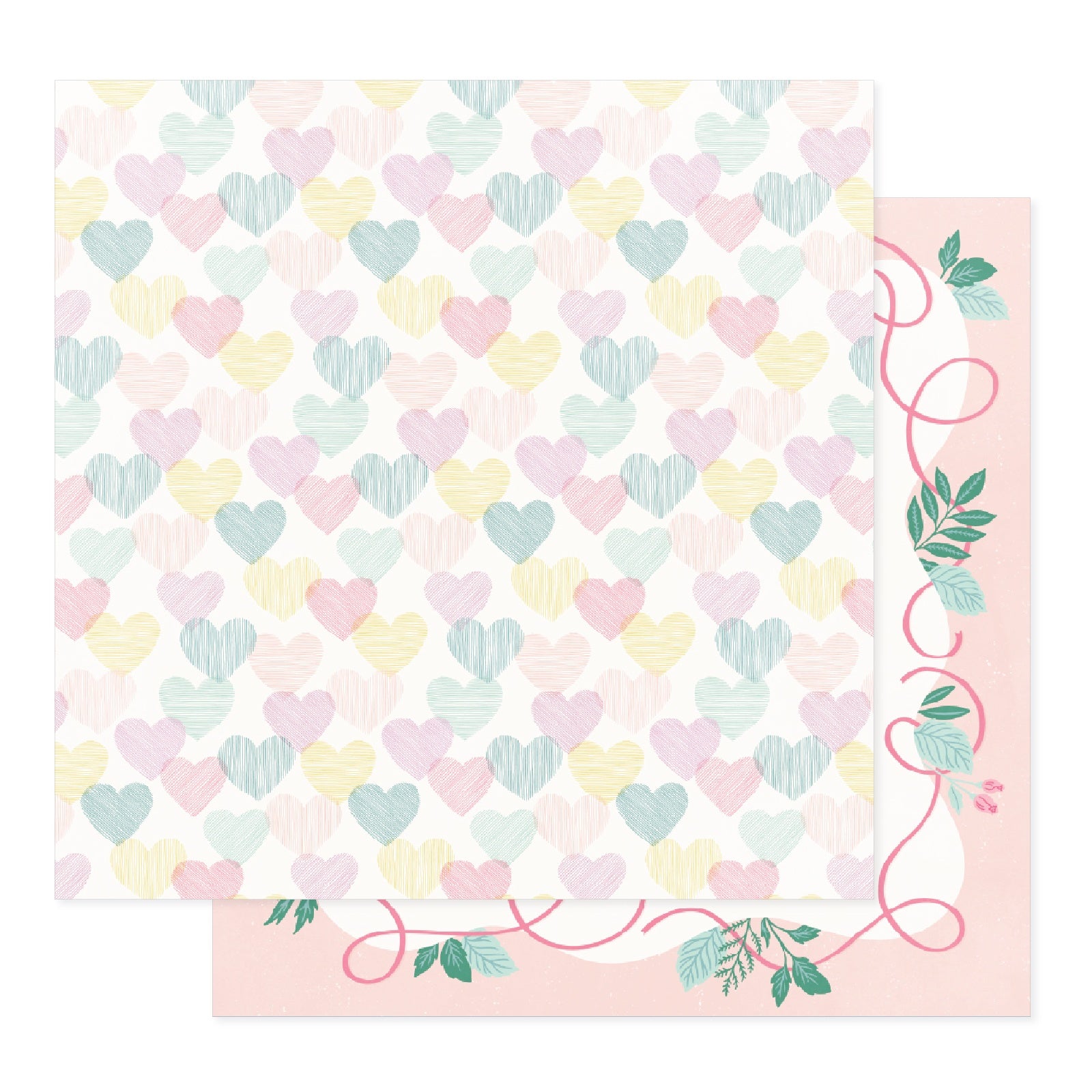 Bea Valint Sketchbook 12x12" Double-Sided Cardstock, 25 sheets - Available in Assorted Styles