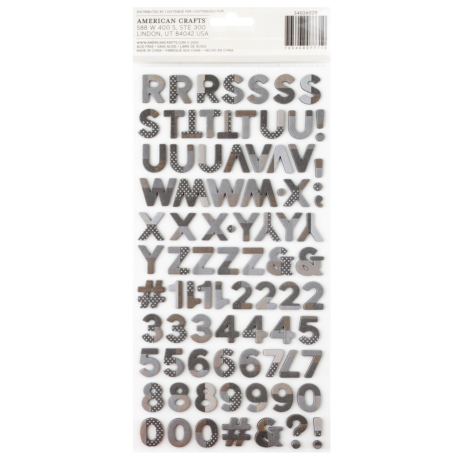 Vicki Boutin Bold And Bright Alphabet Thickers