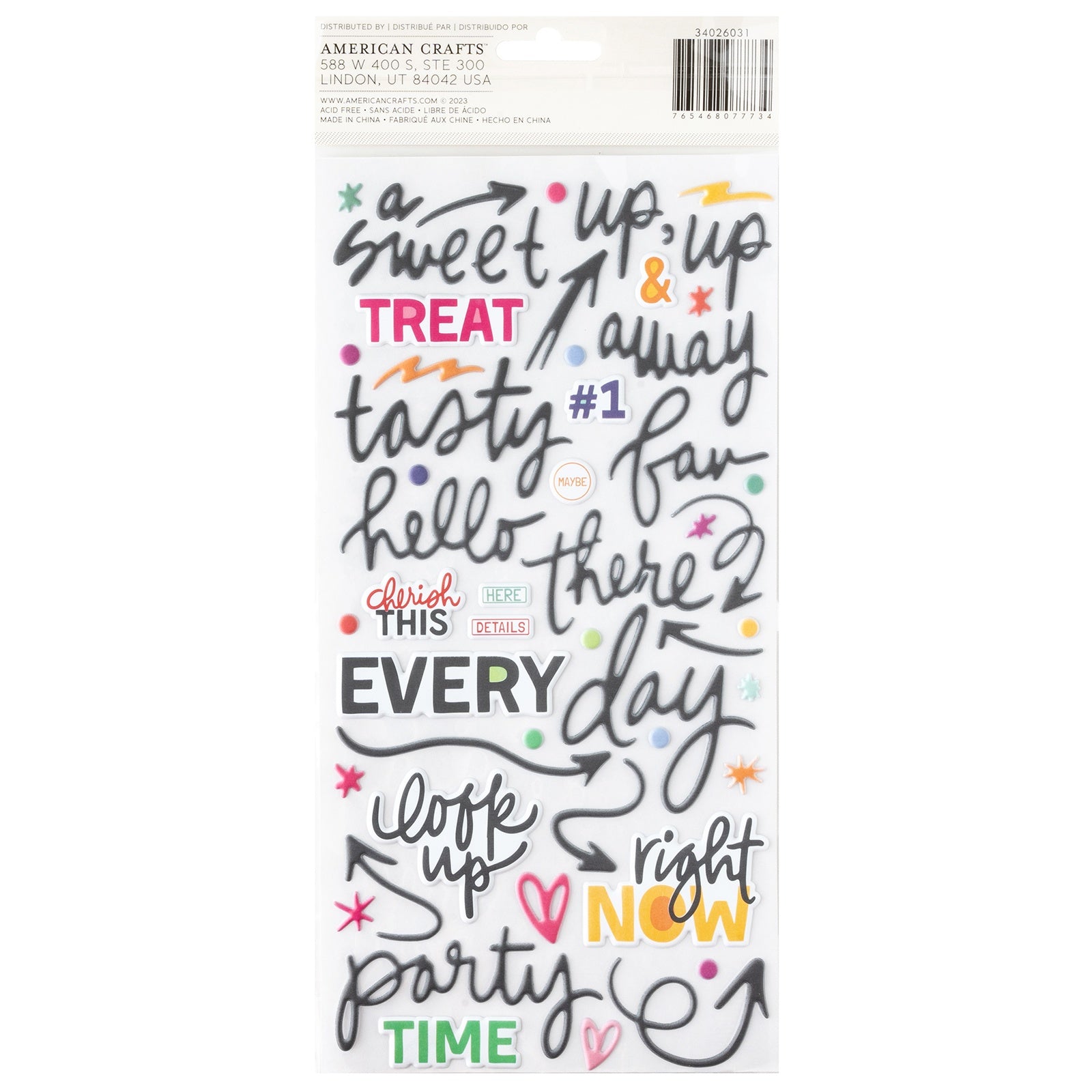 Vicki Boutin Bold And Bright Thickers - Titles, 100 pieces