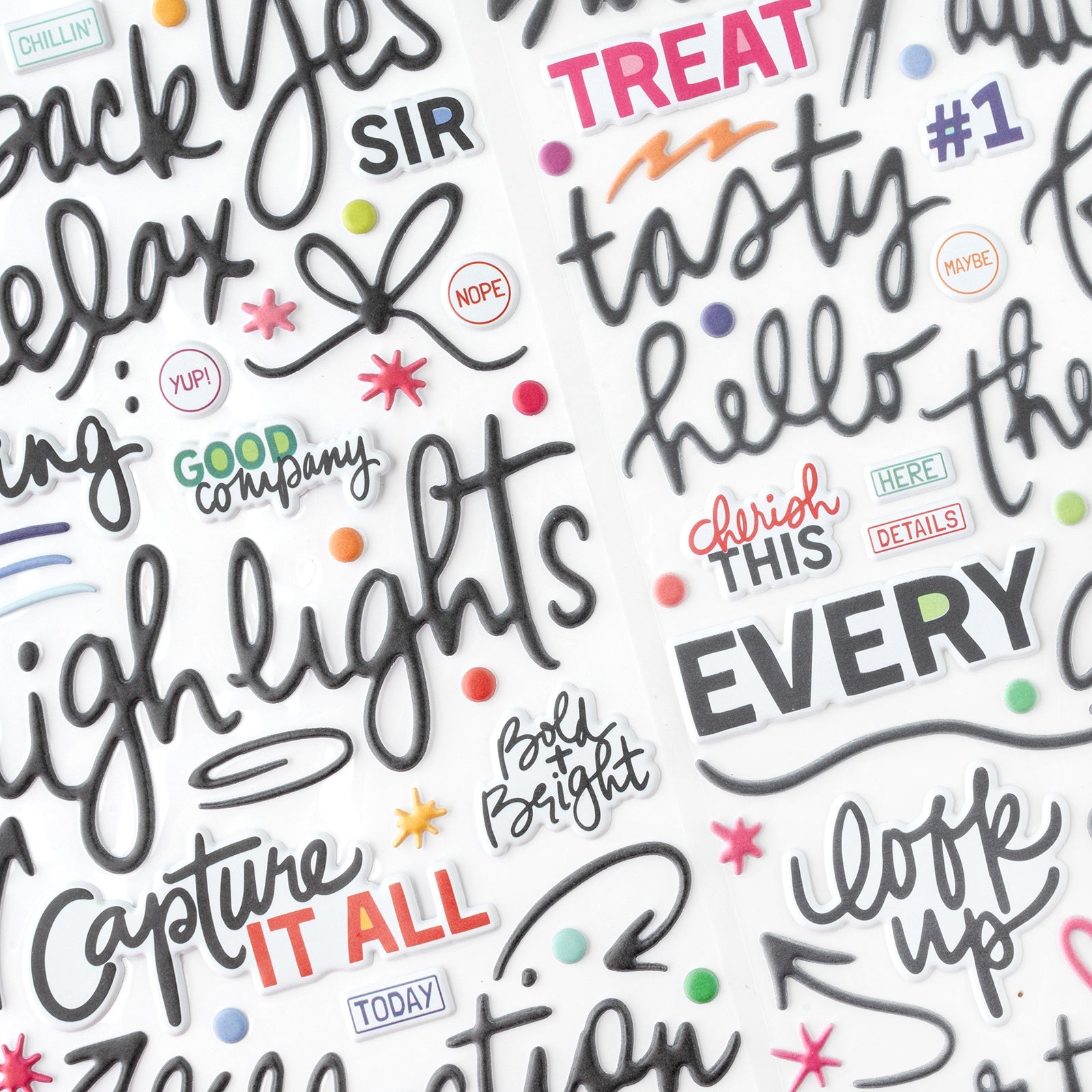 Vicki Boutin Bold And Bright Thickers - Titles, 100 pieces