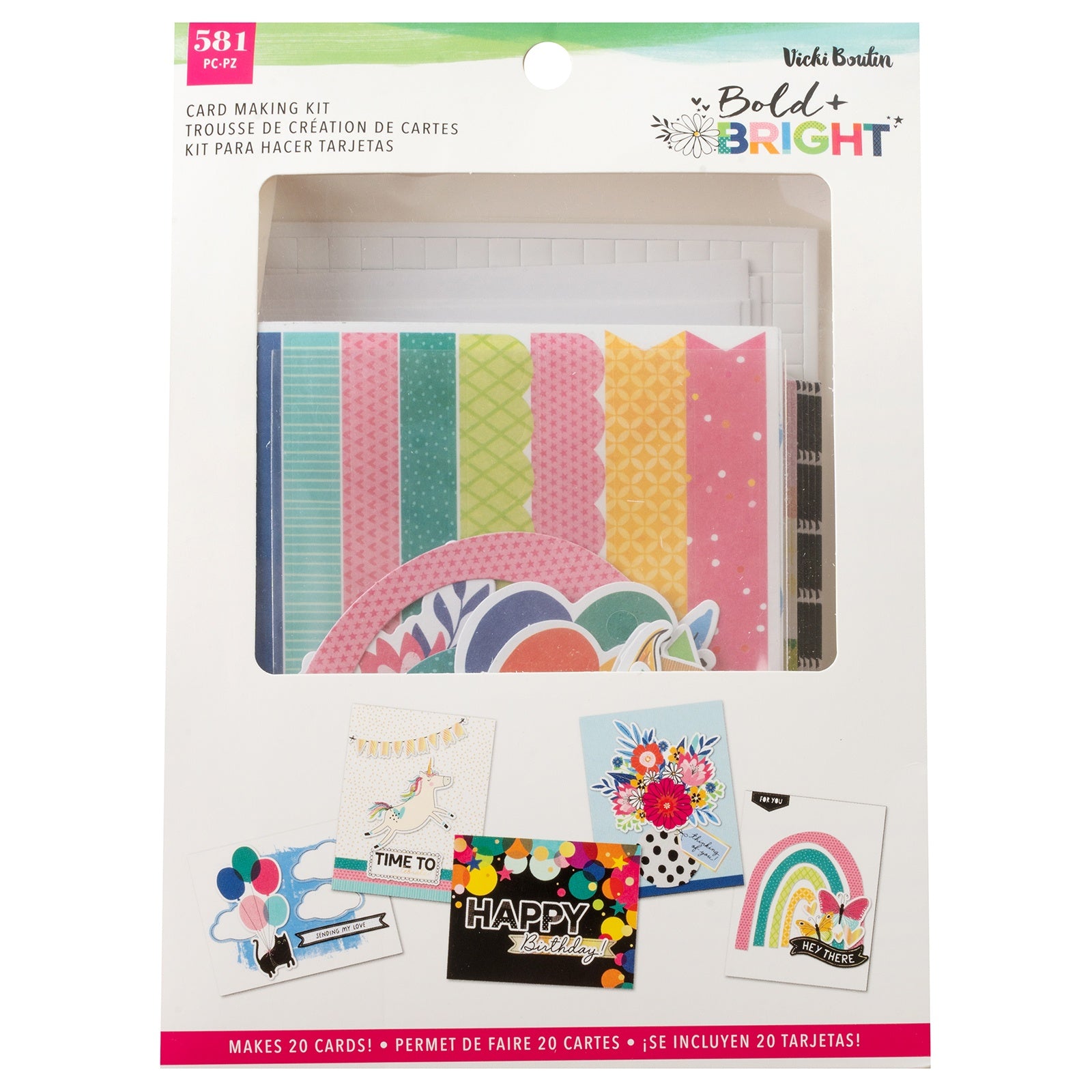 Vicki Boutin Bold And Bright Card Making Kit - Makes 20