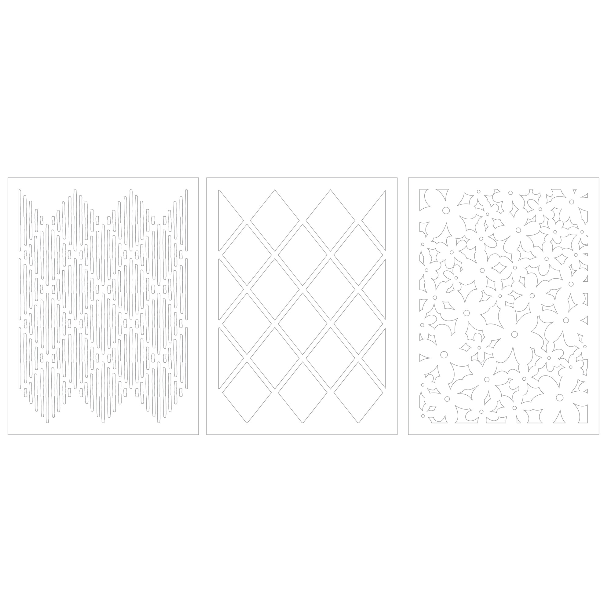 Vicki Boutin Bold And Bright Stencil Set