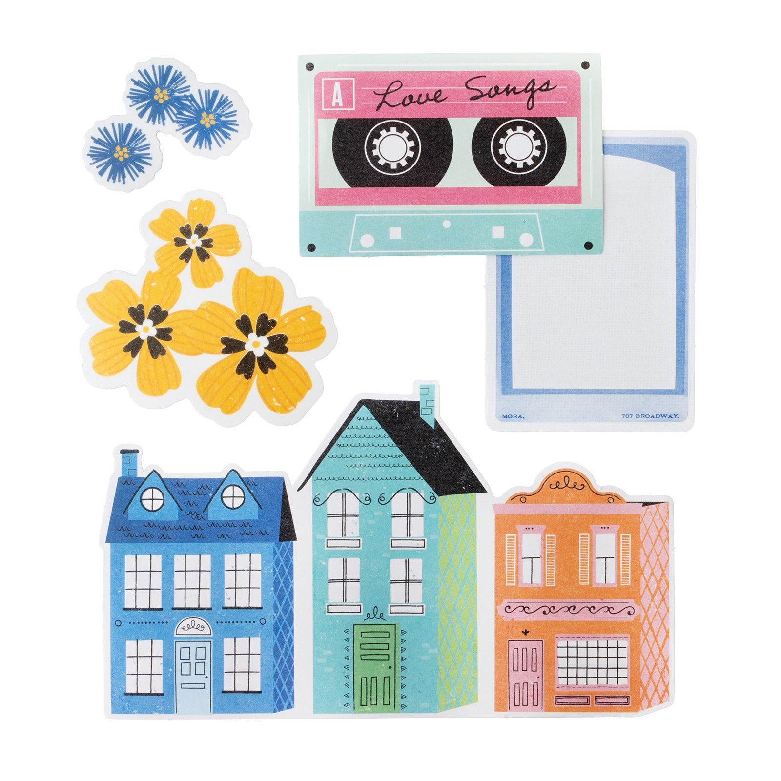 Vicki Boutin Bold And Bright Paperie Ephemera Pack - 200 Pieces