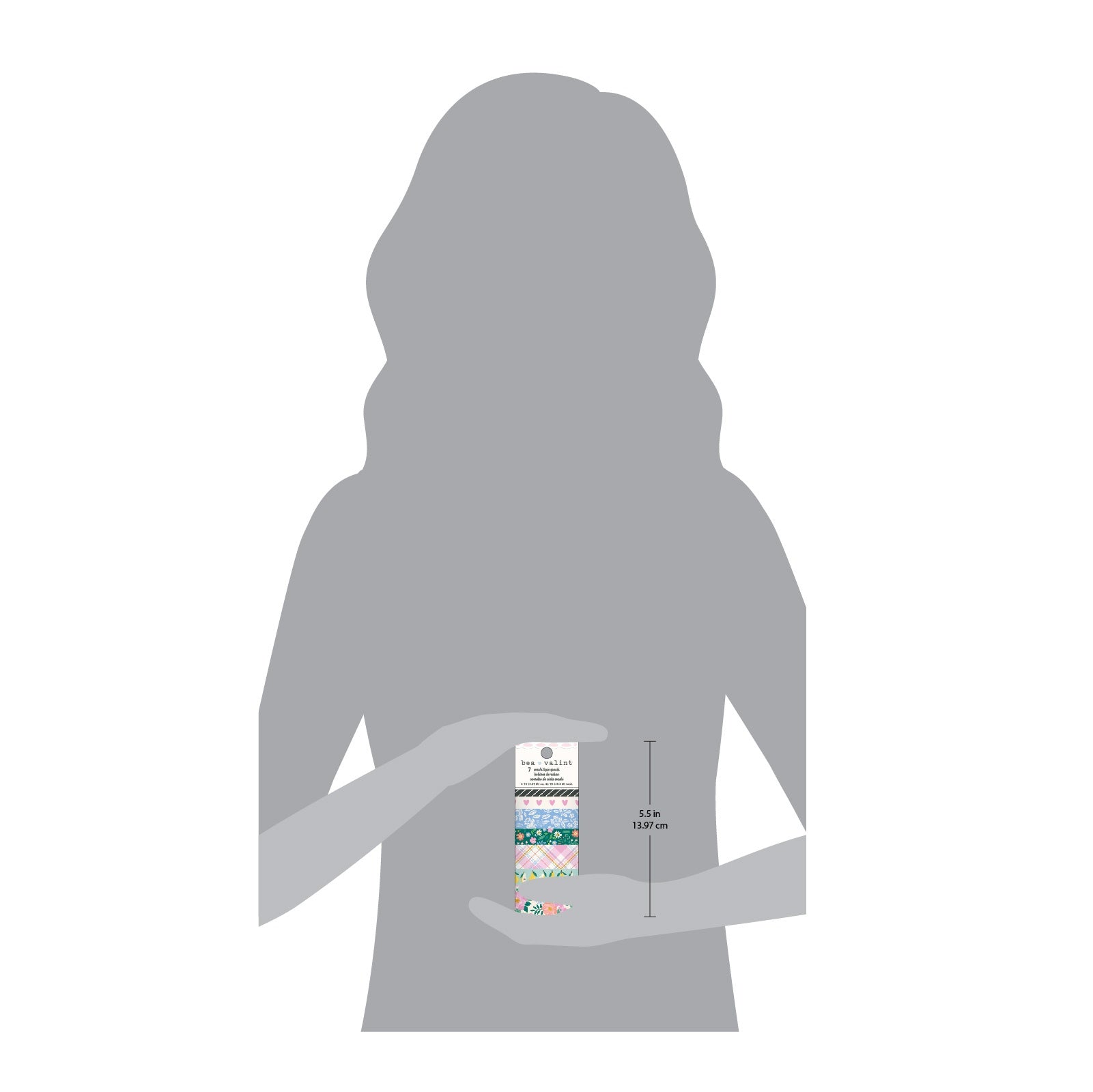 Vicki Boutin Bold And Bright Washi Tape - 8 pack