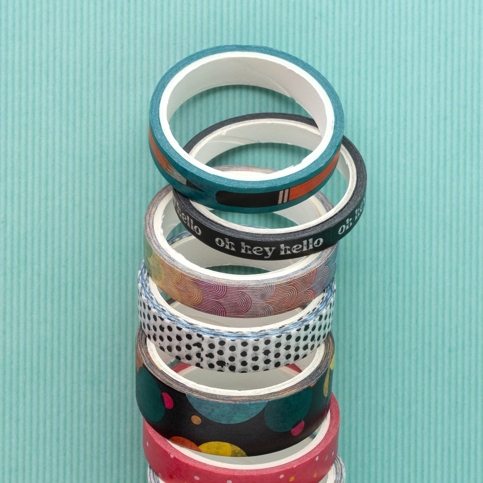 Vicki Boutin Bold And Bright Washi Tape - 8 pack