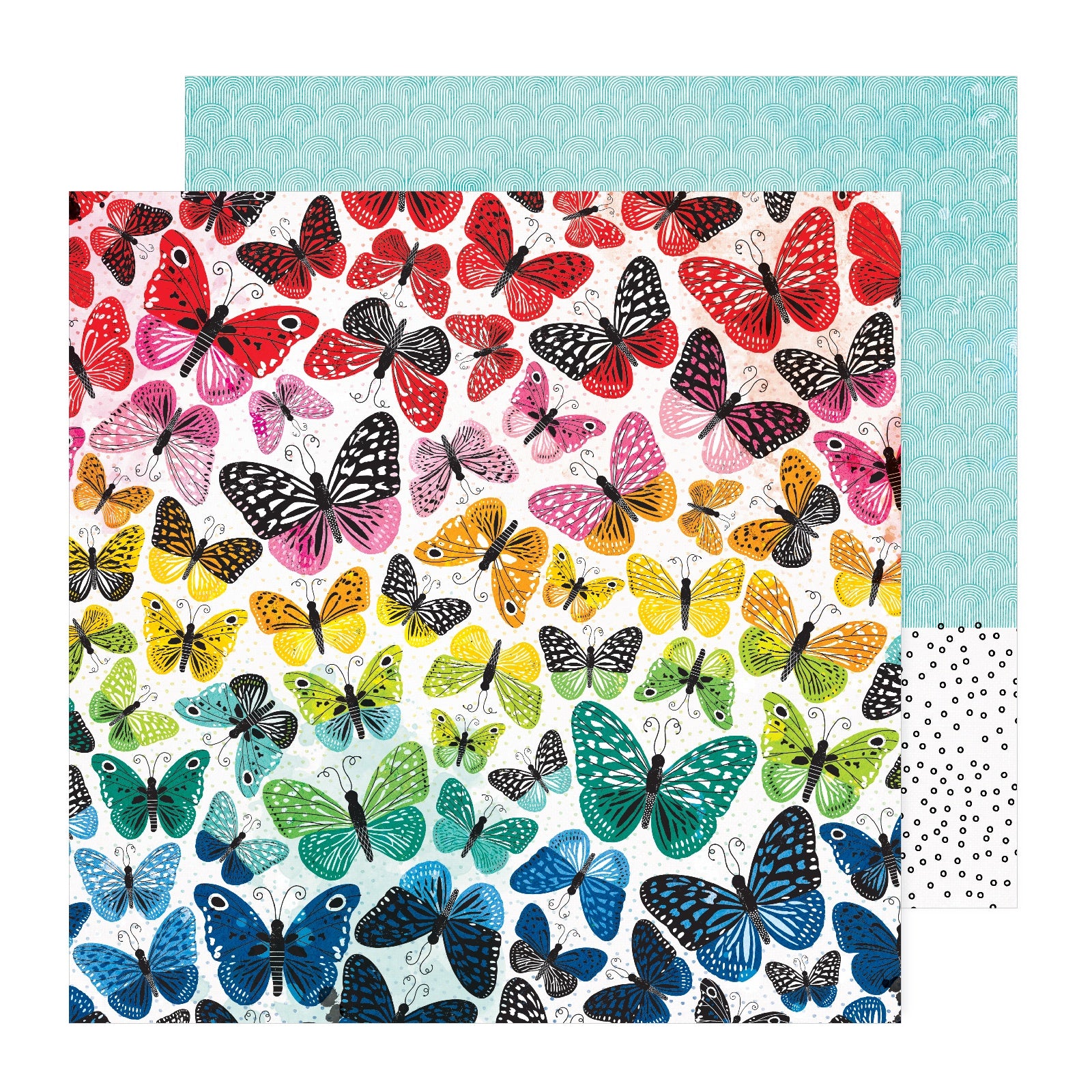 Vicki Boutin Bold And Bright Double-Sided 12x12" Cardstock - 25 sheets, Available in Multiple Styles