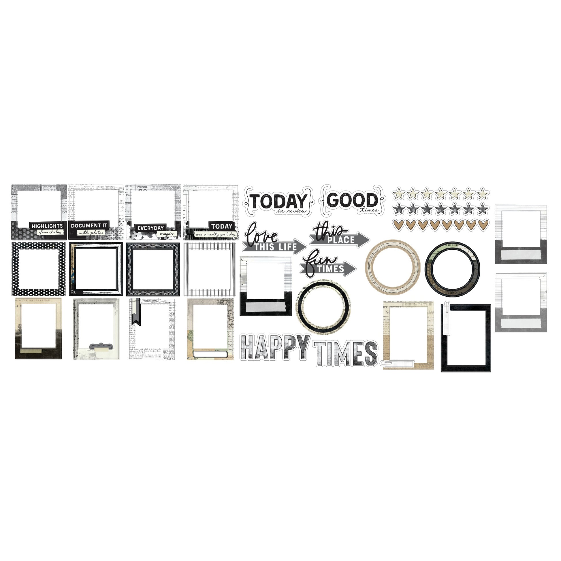 Vicki Boutin Bold And Bright Paperboard Frames
