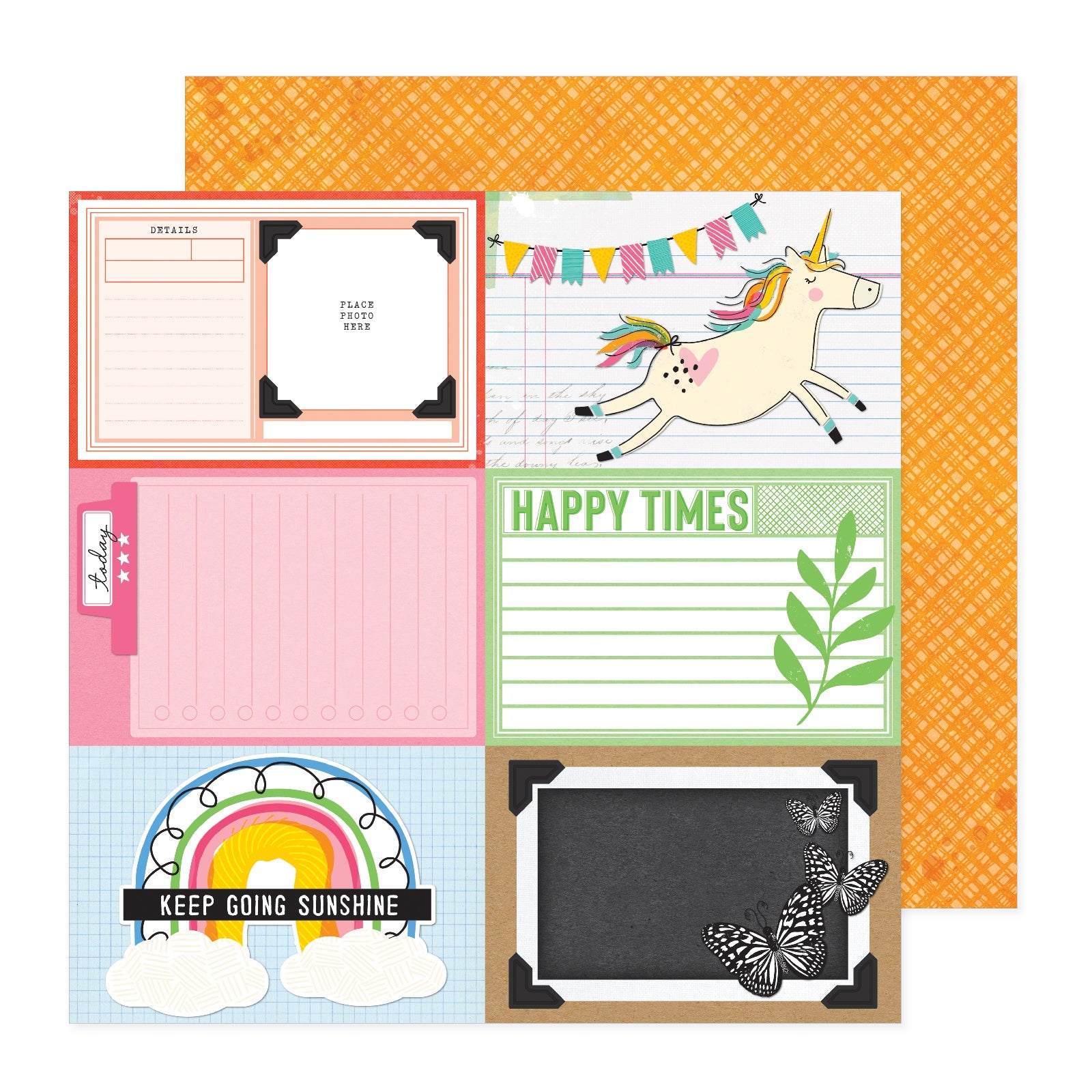 Vicki Boutin Bold And Bright Double-Sided 12x12" Cardstock - 25 sheets, Available in Multiple Styles