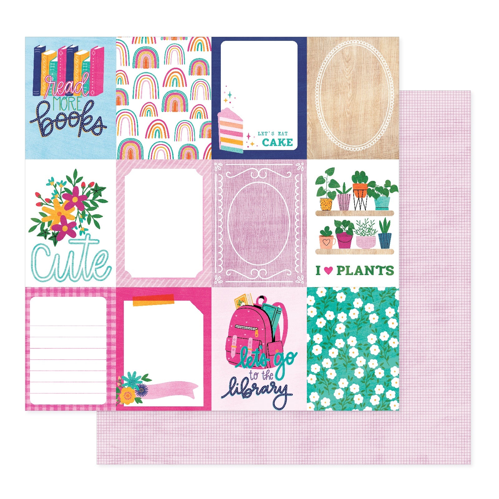 Shimelle Reasons To Smile Double-Sided 12x12" Cardstock Packs