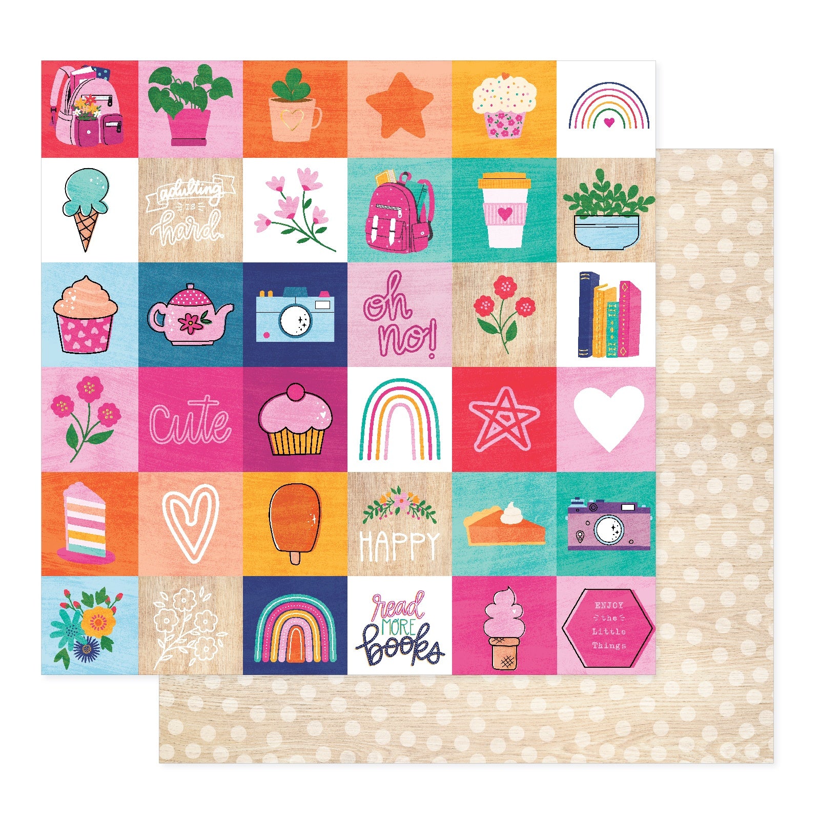 Shimelle Reasons To Smile Double-Sided 12x12" Cardstock Packs