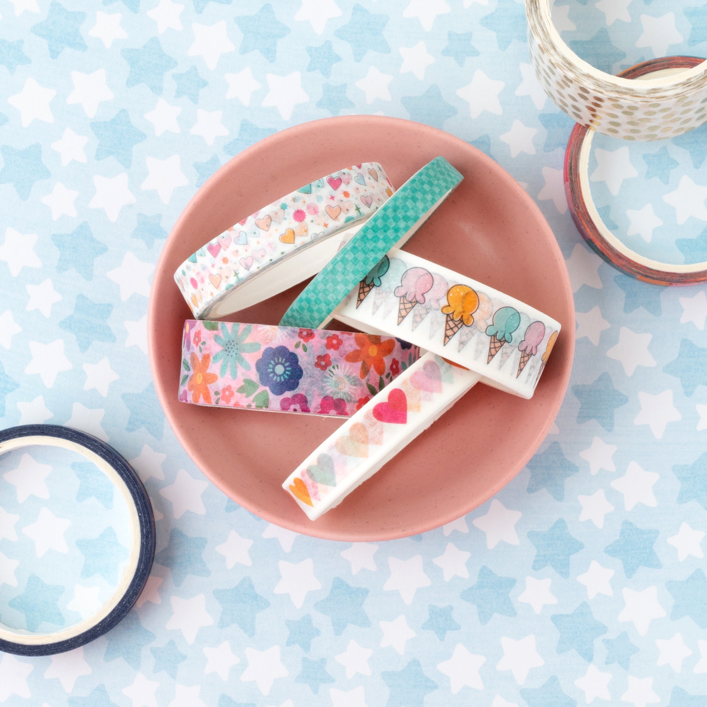 Shimelle Reasons To Smile Washi Tape - 8 Pack