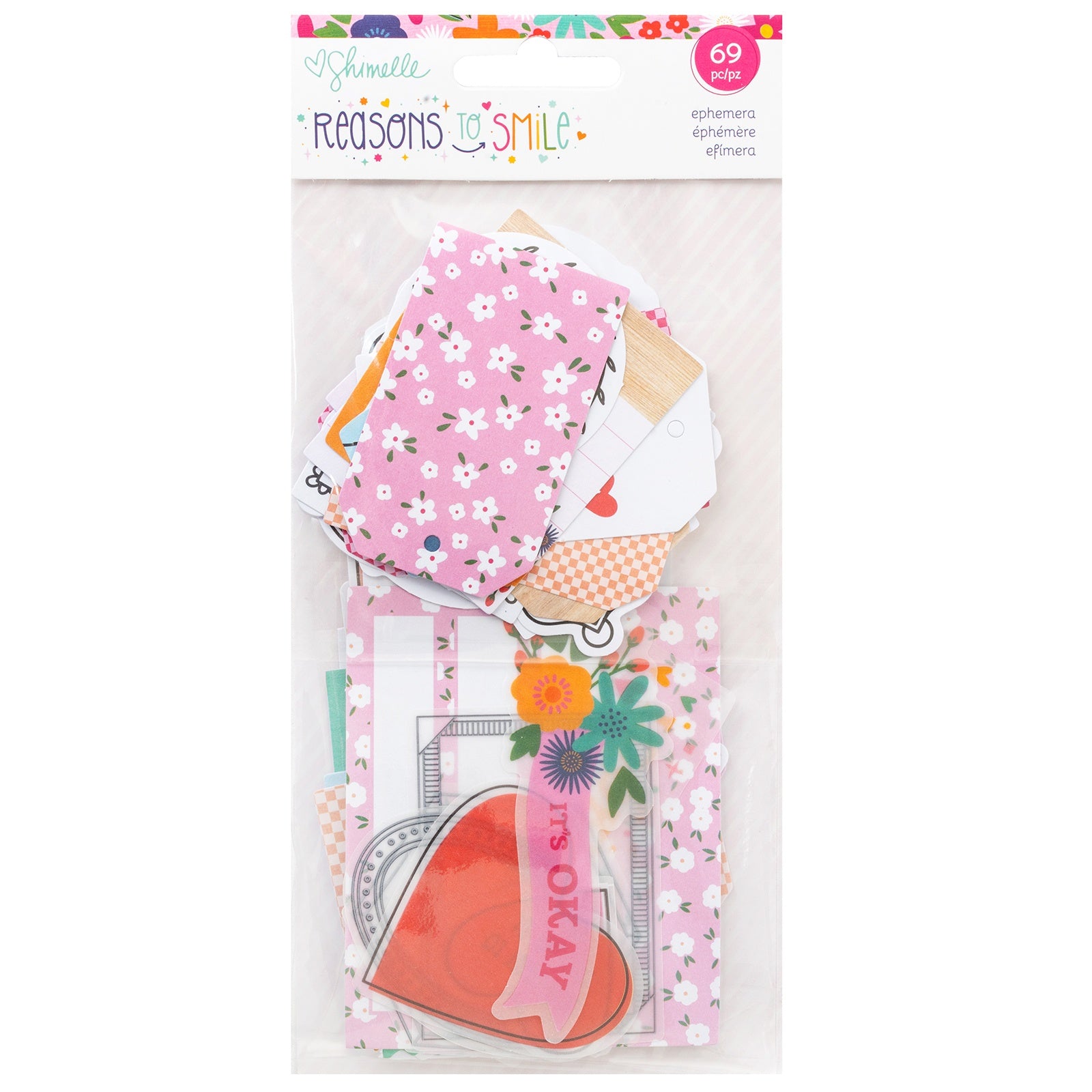 Shimelle Reasons To Smile Journaling Ephemera Set