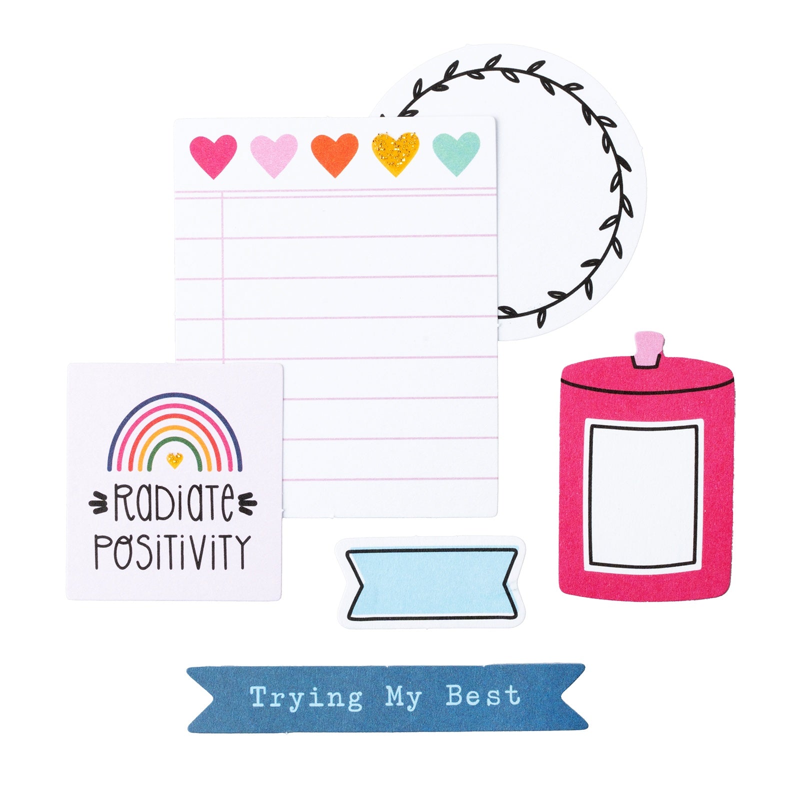 Shimelle Reasons To Smile Journaling Ephemera Set